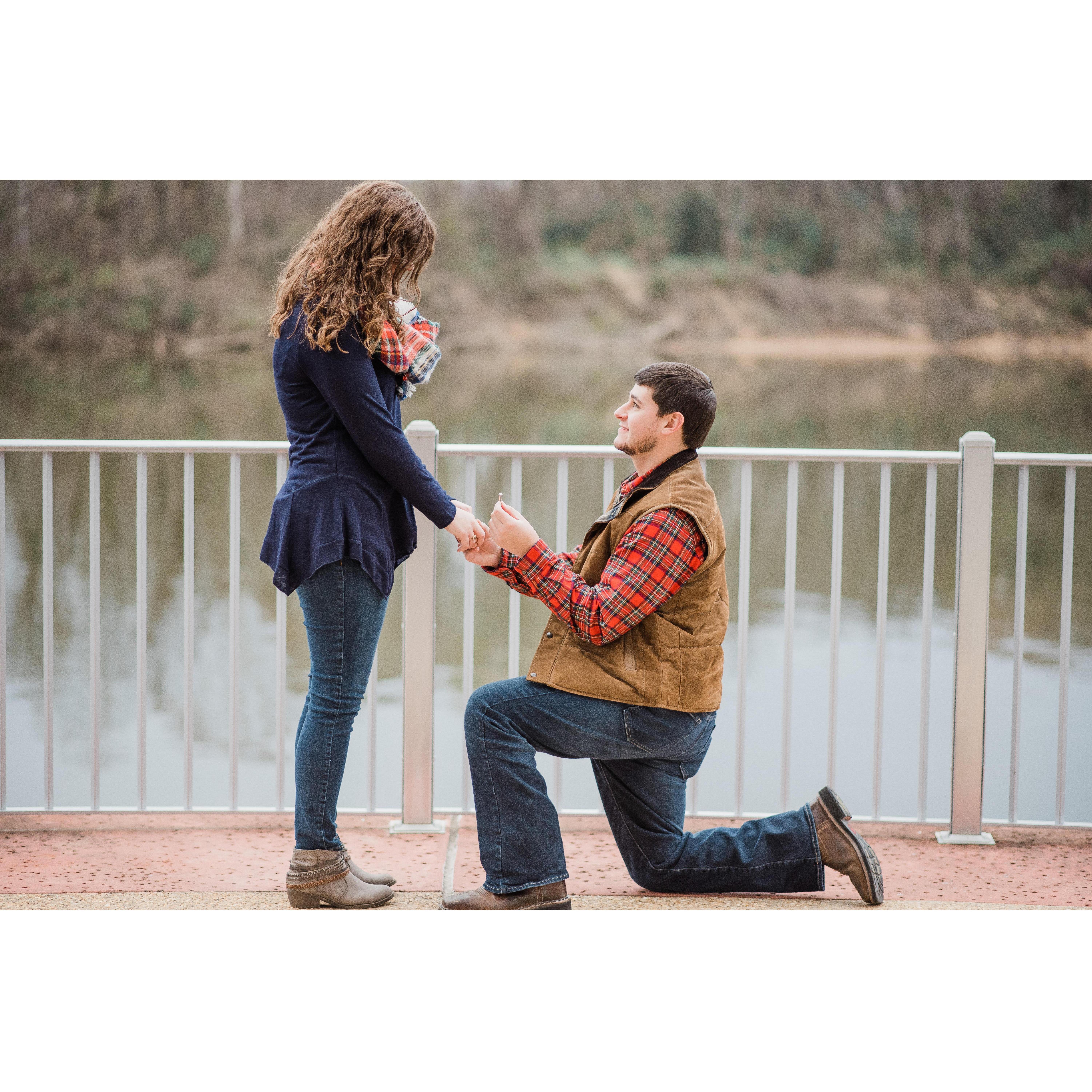 The recreation of our engagement day!