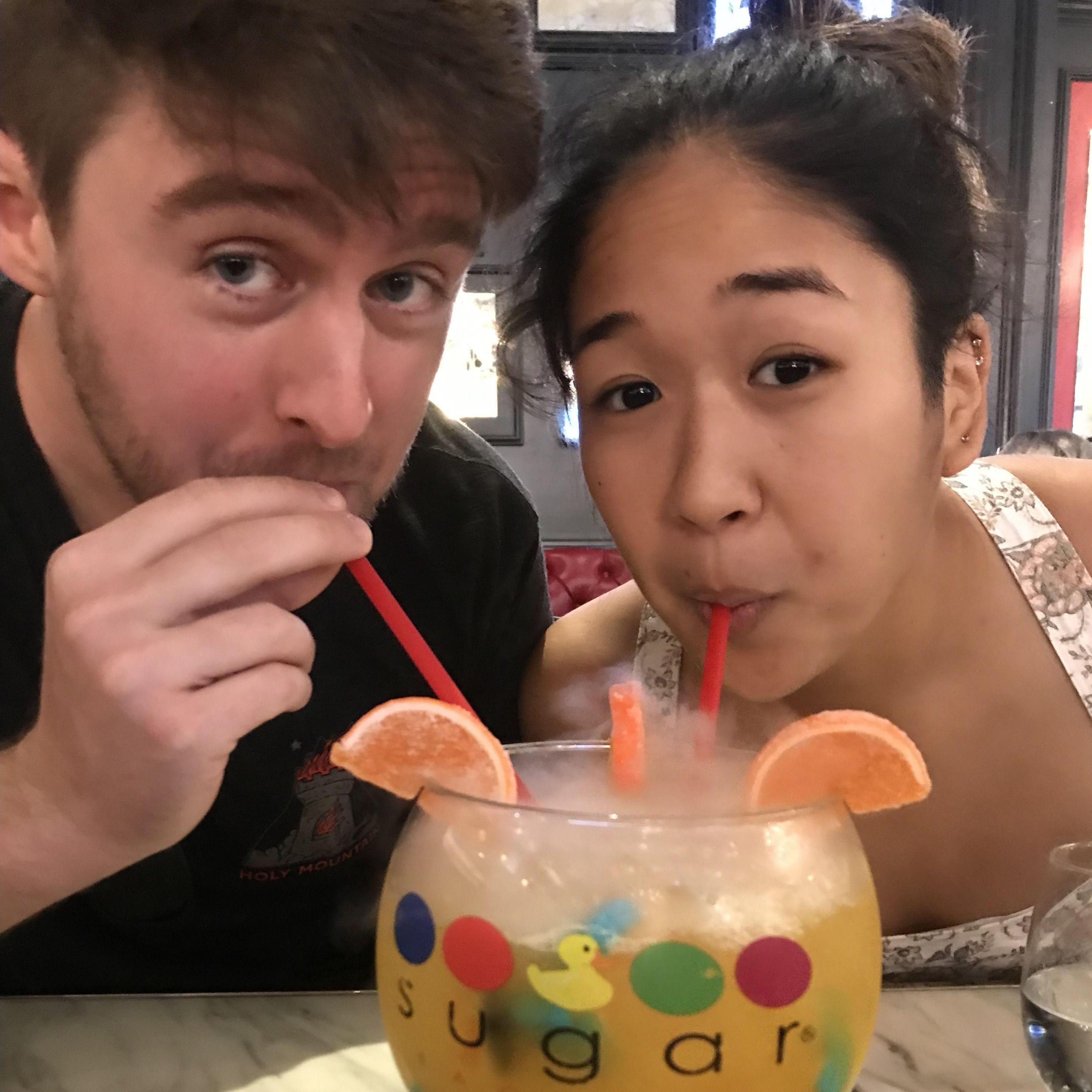Sharing another cocktail, but this time in Vegas! During this trip Haley and Matt realize that aside from the food, they don't enjoy Vegas lol