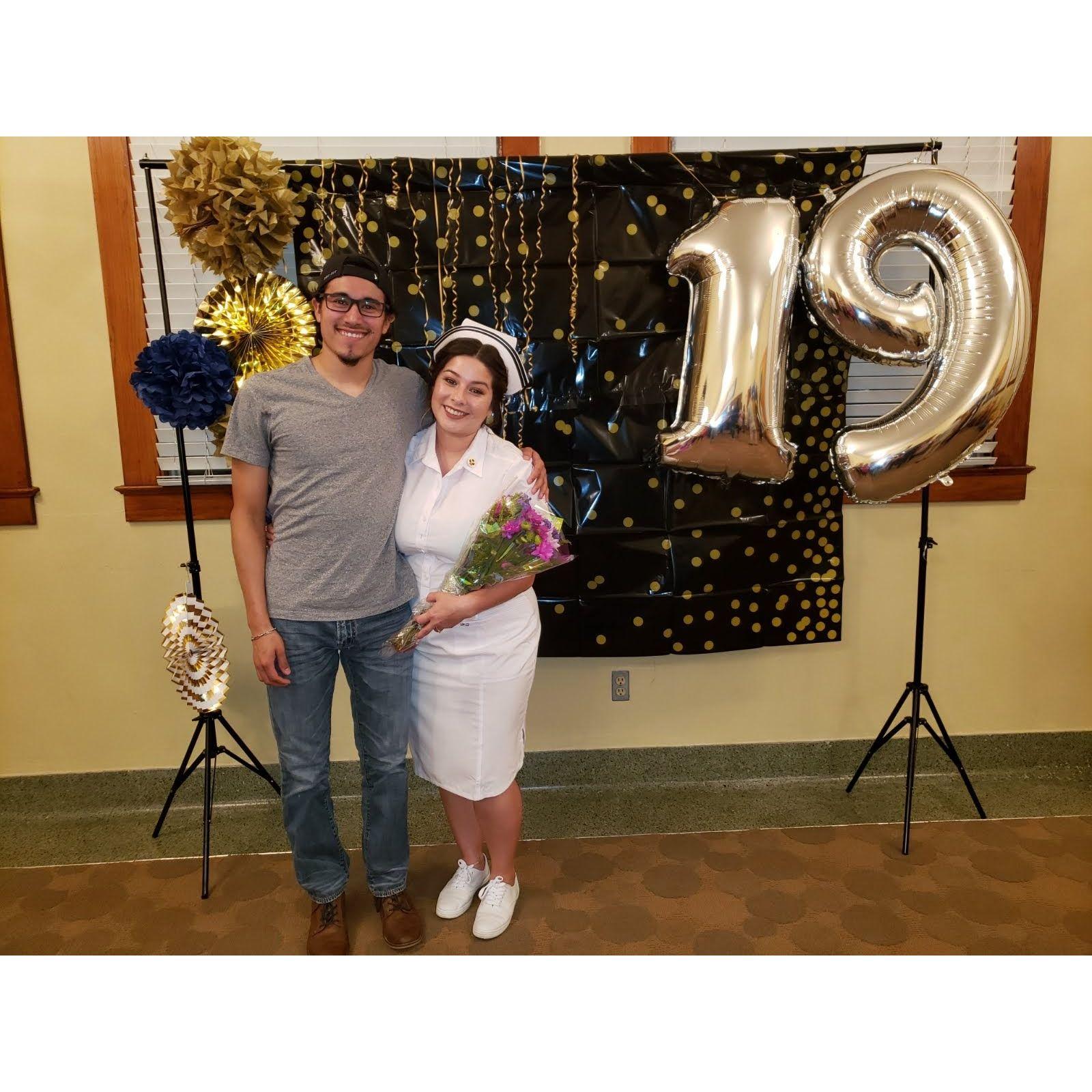 Reaching Milestones-Graduating nursing school. May 2019