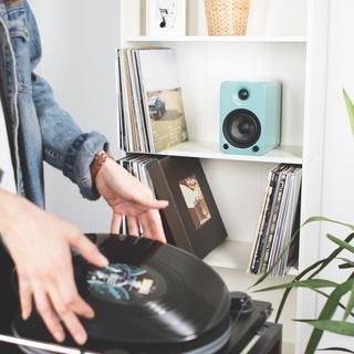 Powered Speakers with Bluetooth and Phono Preamp