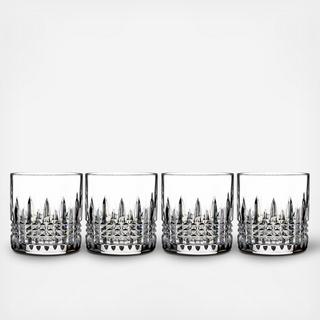 Lismore Connoisseur Diamond Straight Sided Tumbler, Set of 4