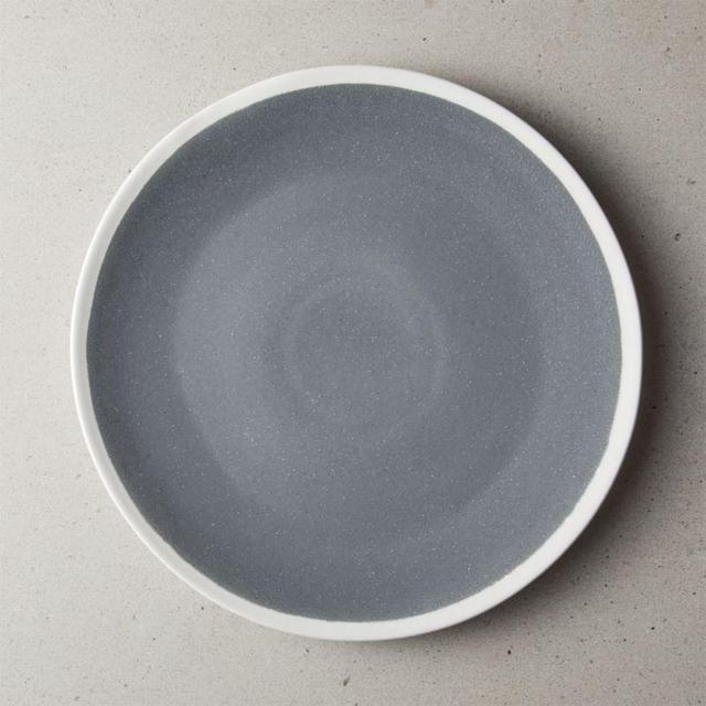 Mason Grey-White Stoneware Dinner Plate