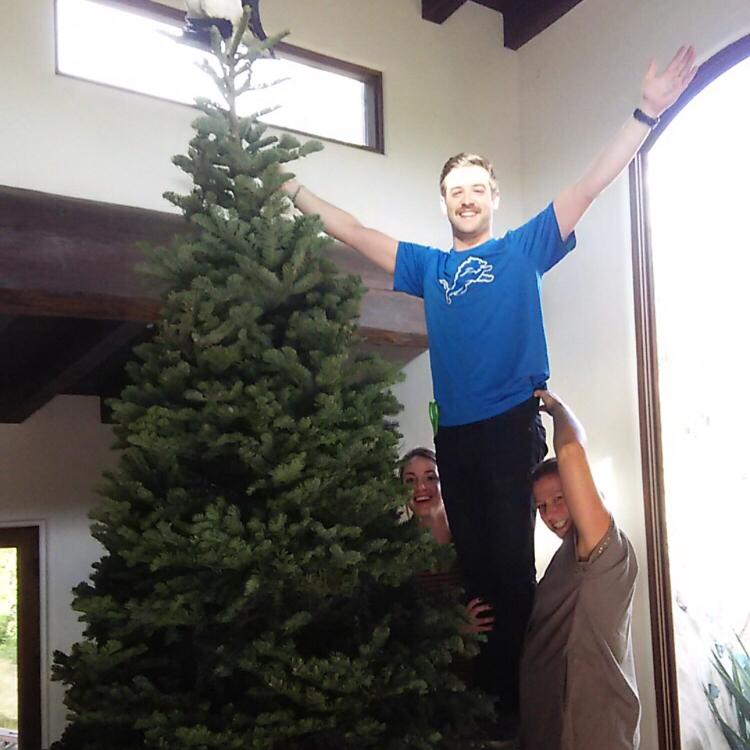 Dan’s first Christmas in San Diego, 2015