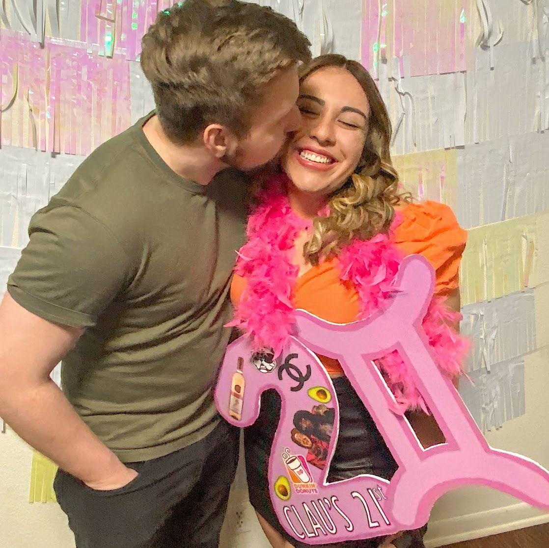 Claudia's 21st Birthday: The first of many birthdays together.