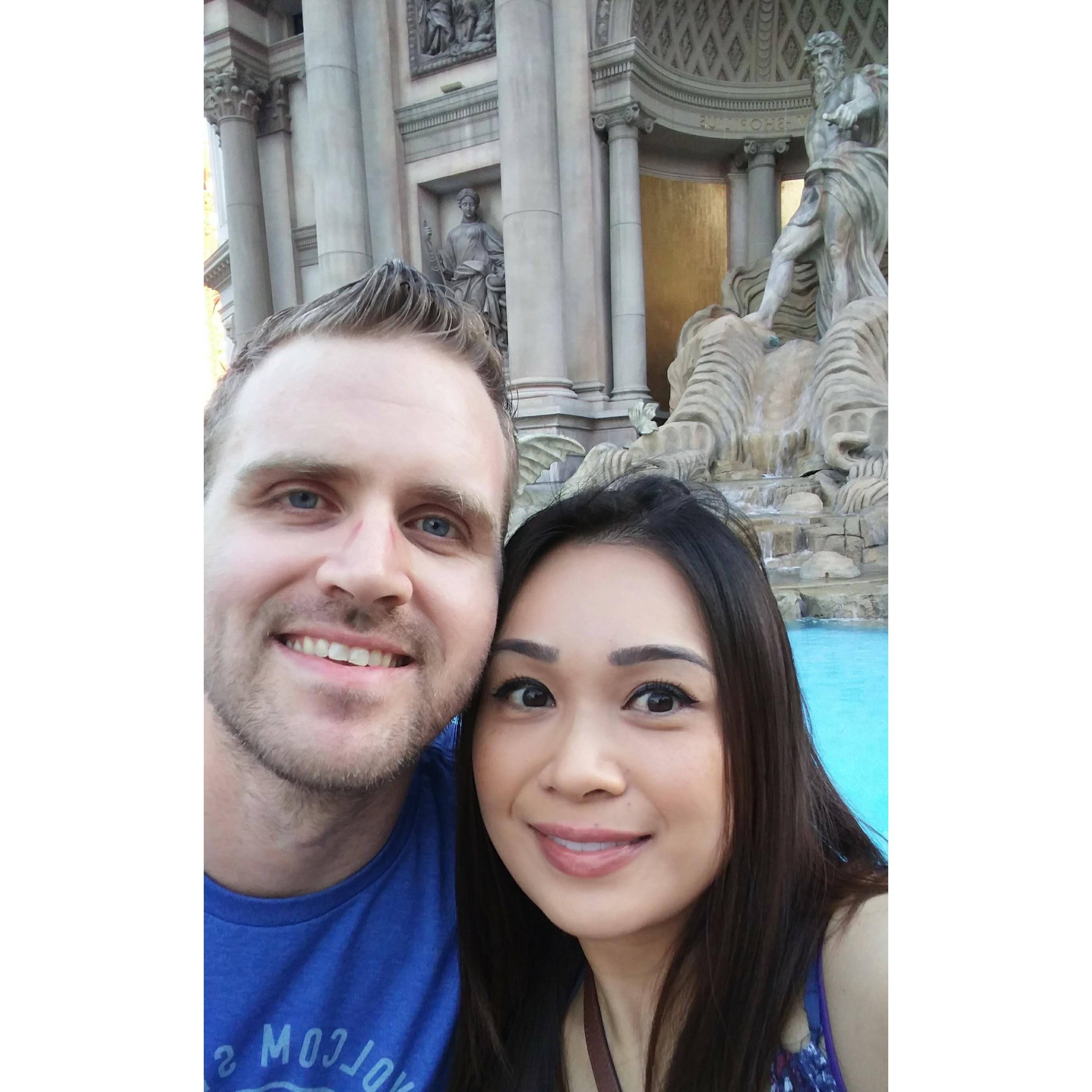 First Vegas trip together.
