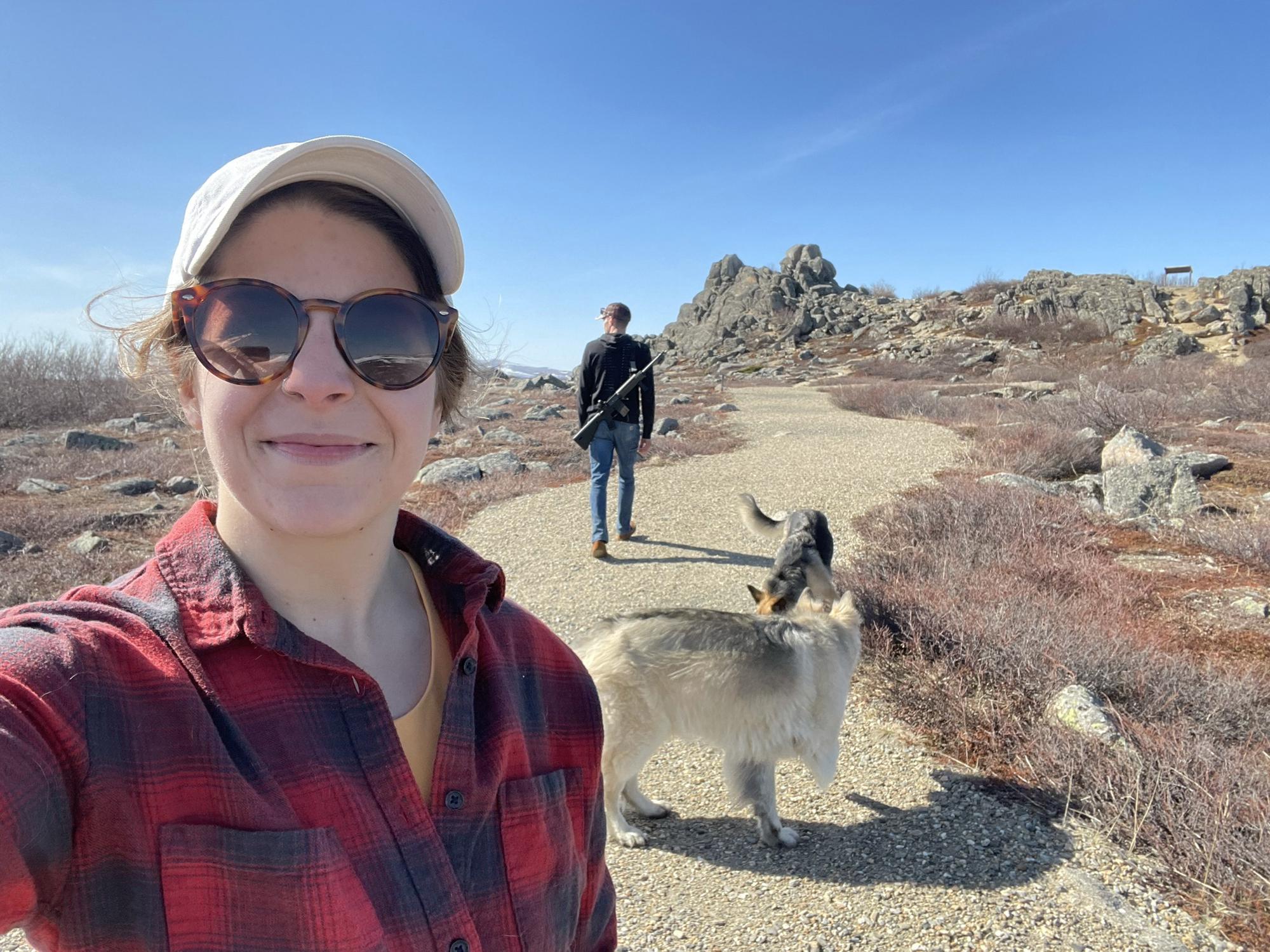 Finger Mountain park, which is also a rest stop on the very unpaved Dalton Highway in interior Alaska.