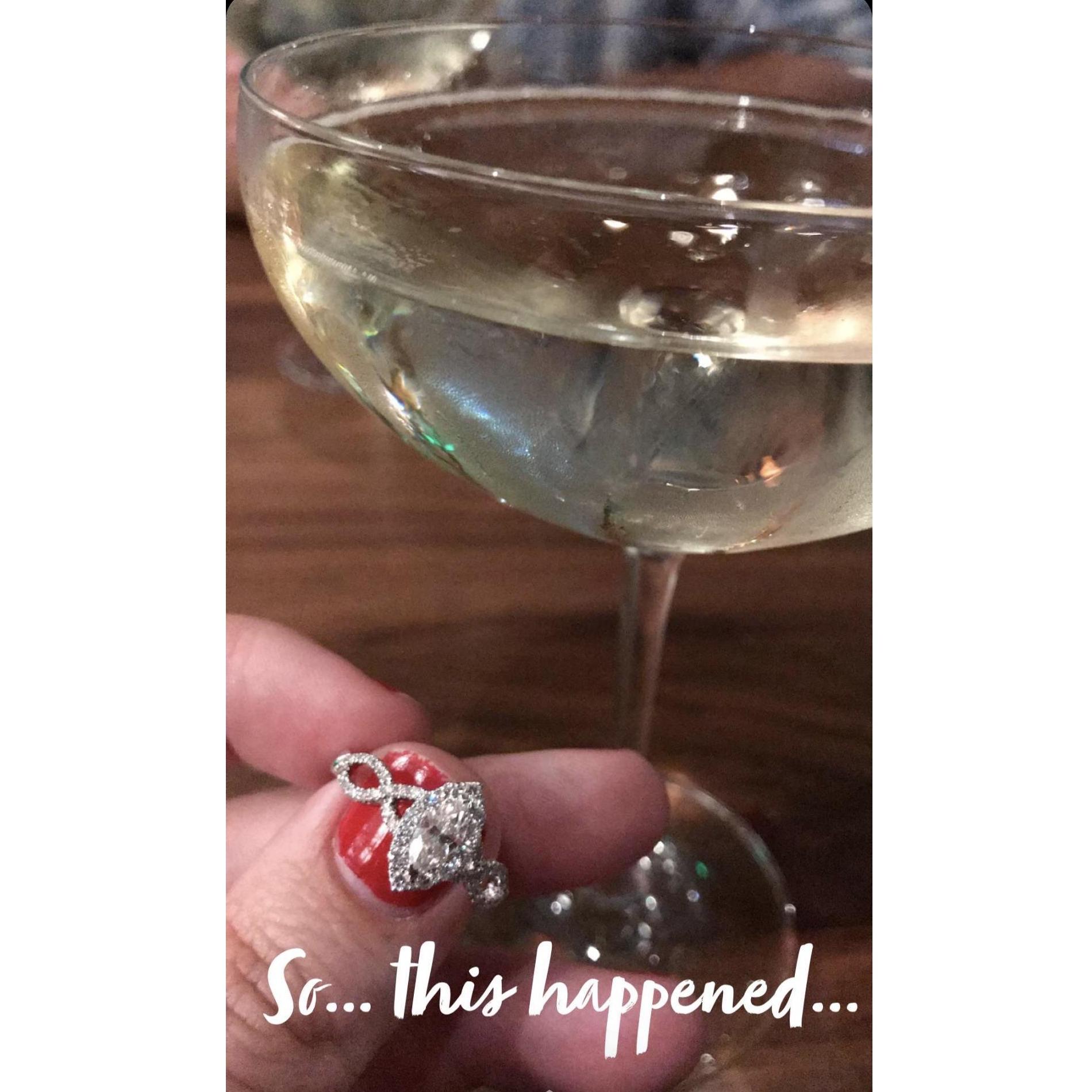 The night she said YES