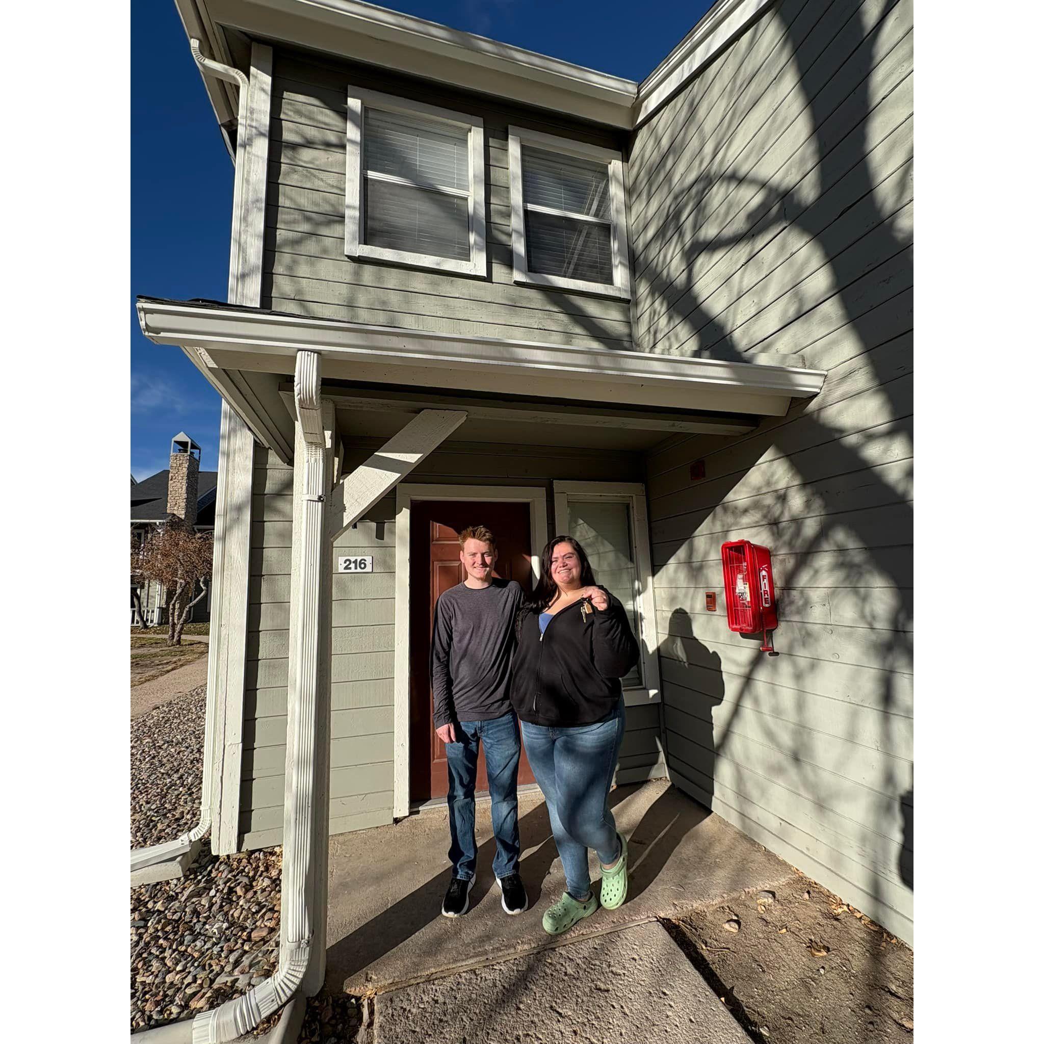 Our first apartment