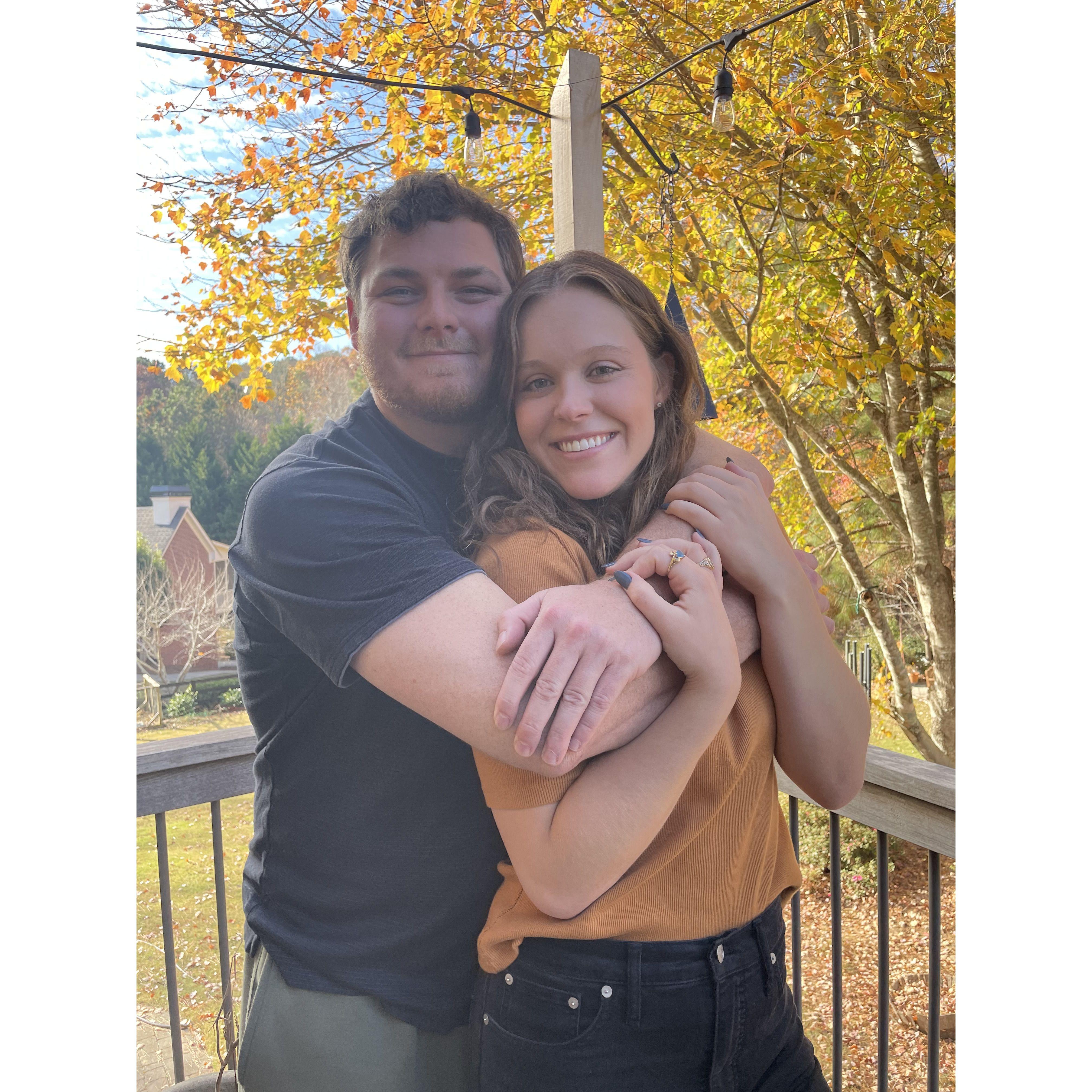 Our first Thanksgiving together
