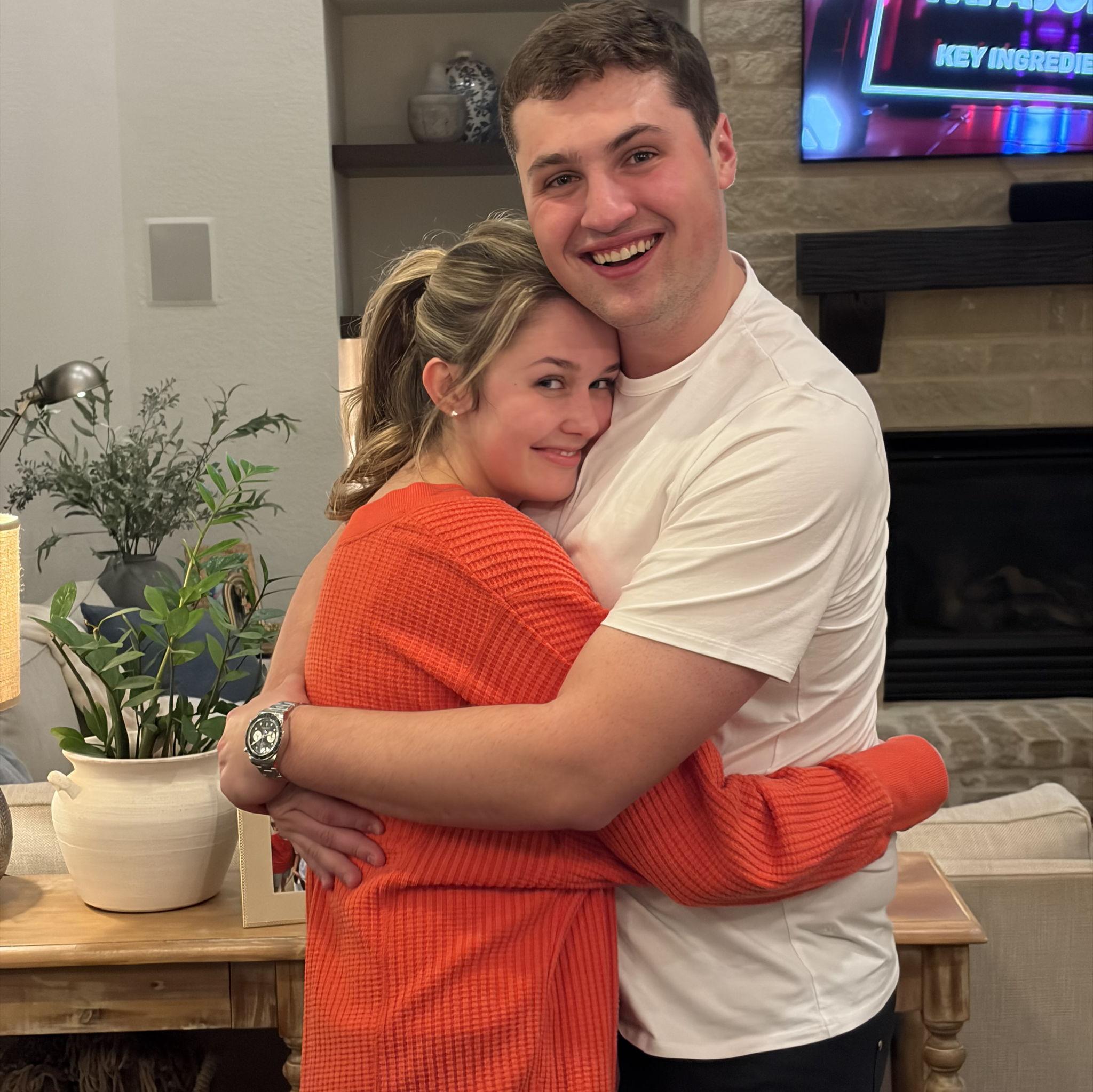 Surprise visit in January (Ella was shocked...and so so happy)!