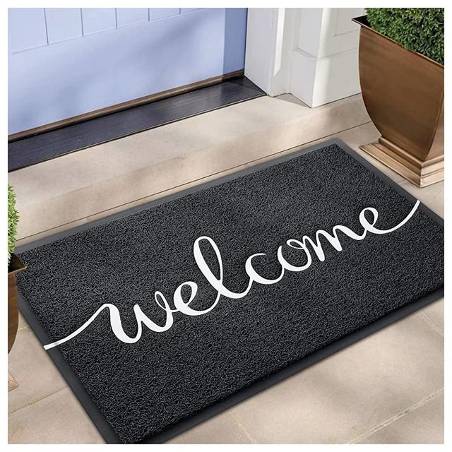 EARTHALL Funny Welcome Mats Outdoor, Front Door Mat for Outside Entry, Doormat Outdoor/Indoor Entrance, Front Door Rugs for Entryway Indoor, Outdoor Mats for Home Entrance, Front Porch Decor 30"x17.5"