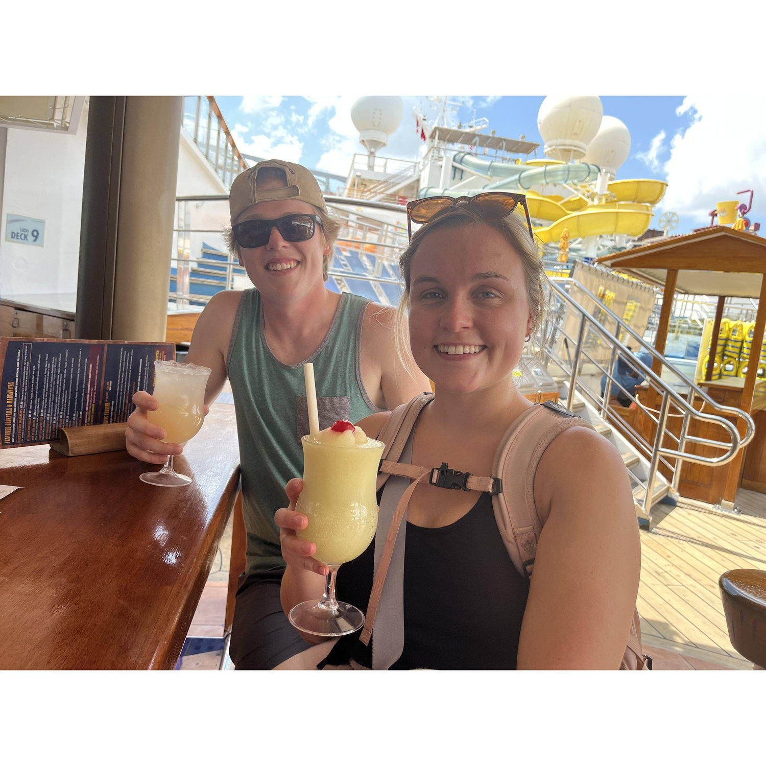 First drinks on the cruise, had to make the drink package worth it ;)
