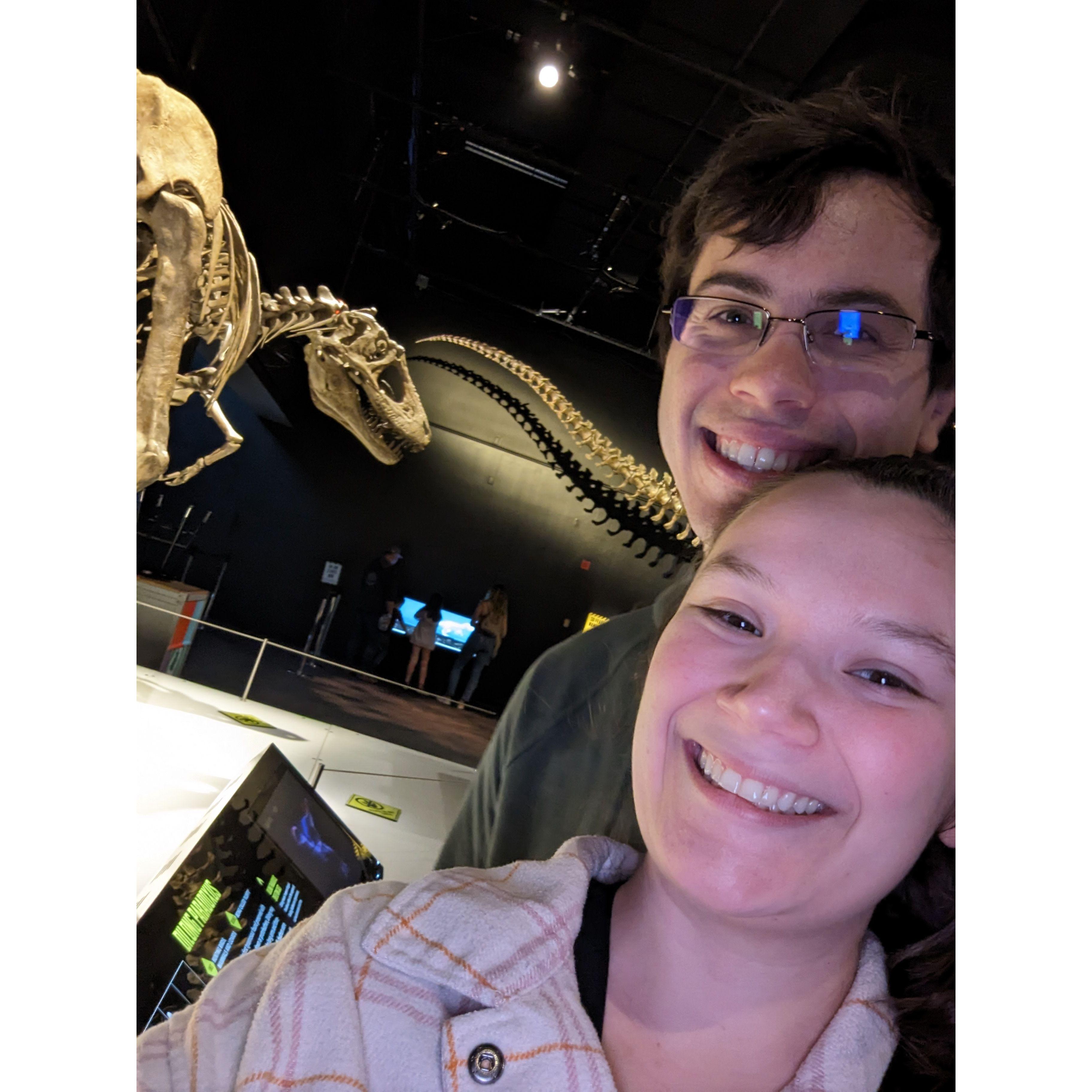 This was a dino-mite date!