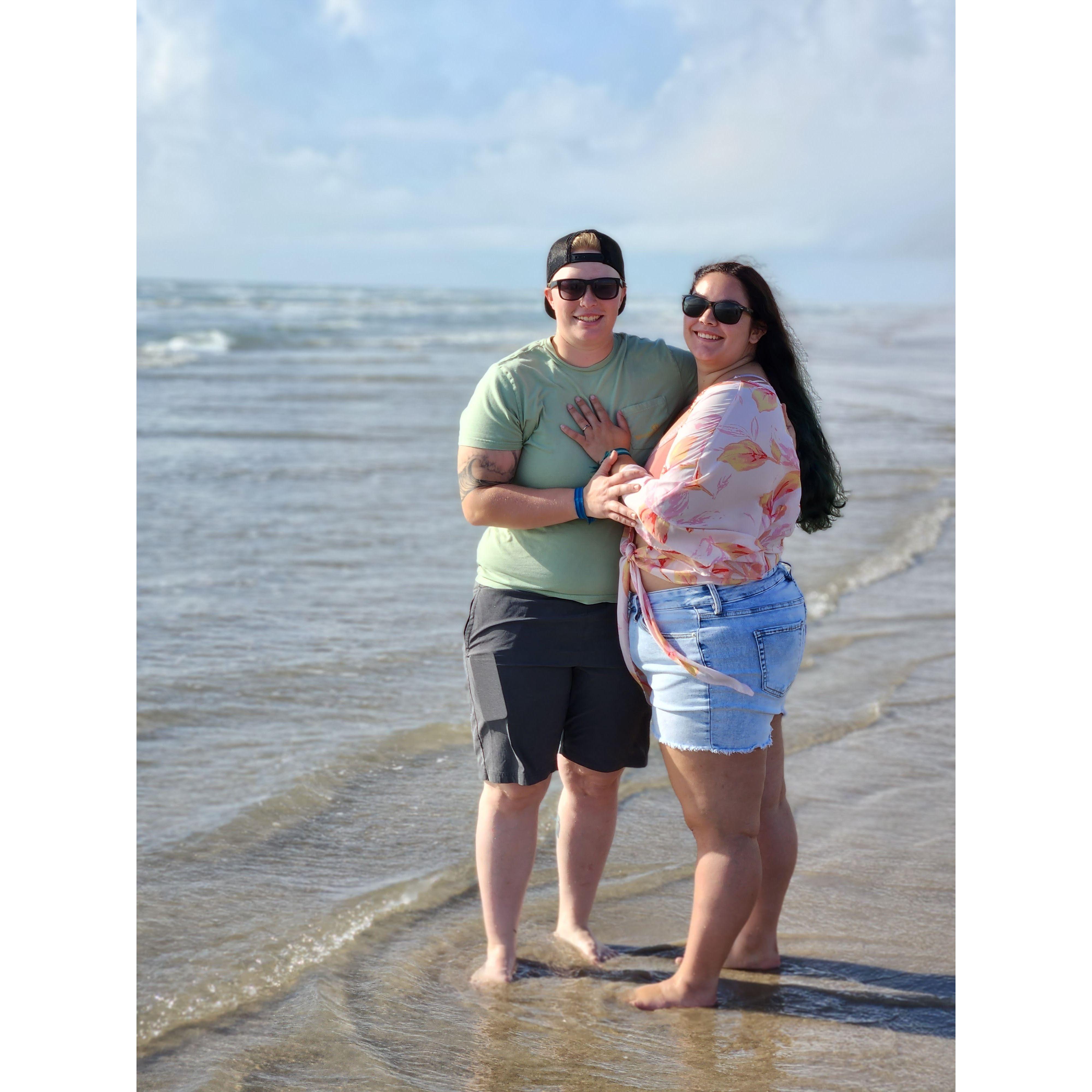 Our first morning in Texas as an engaged couple. (Technically our engagement photos lol)