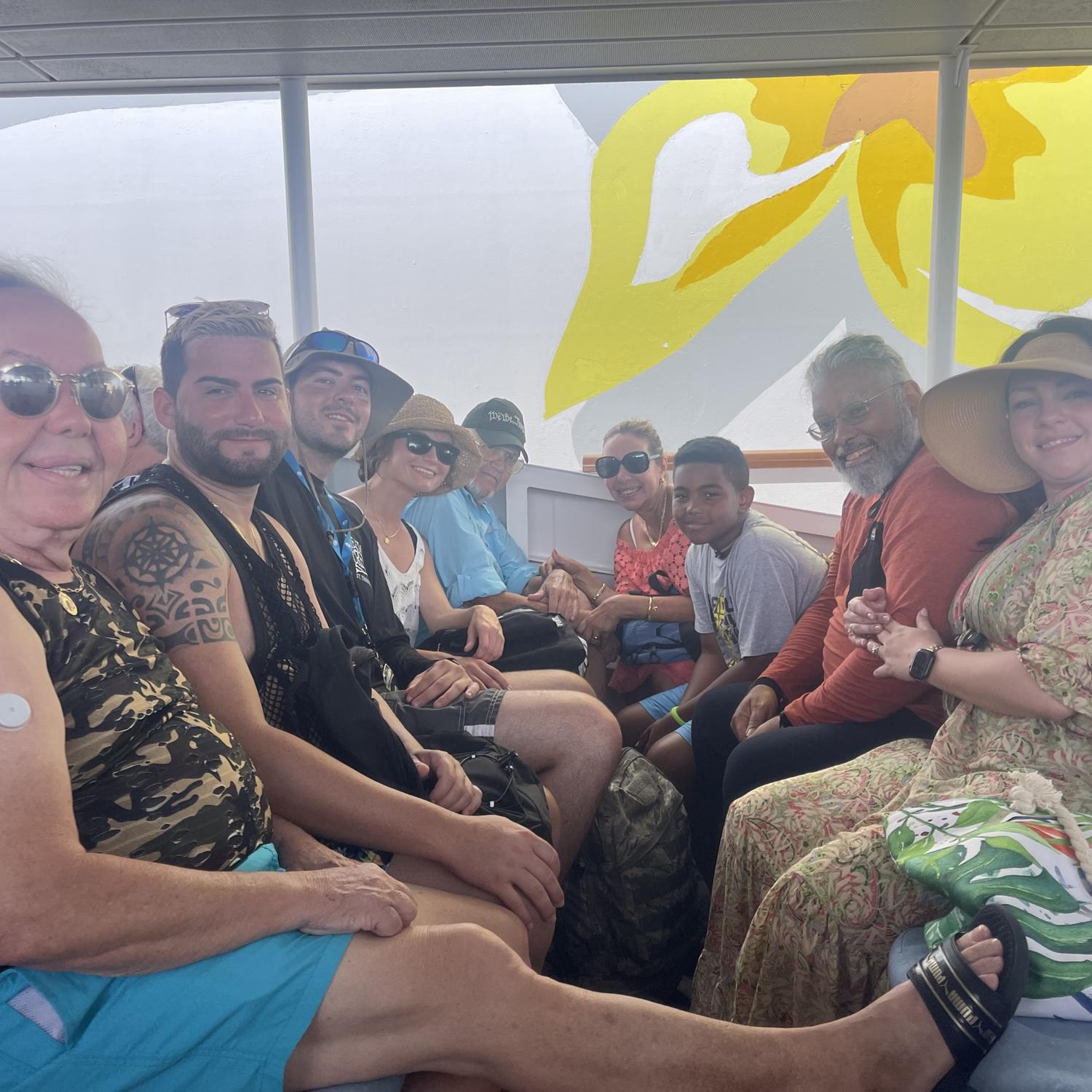 Last day of the cruise with fam!