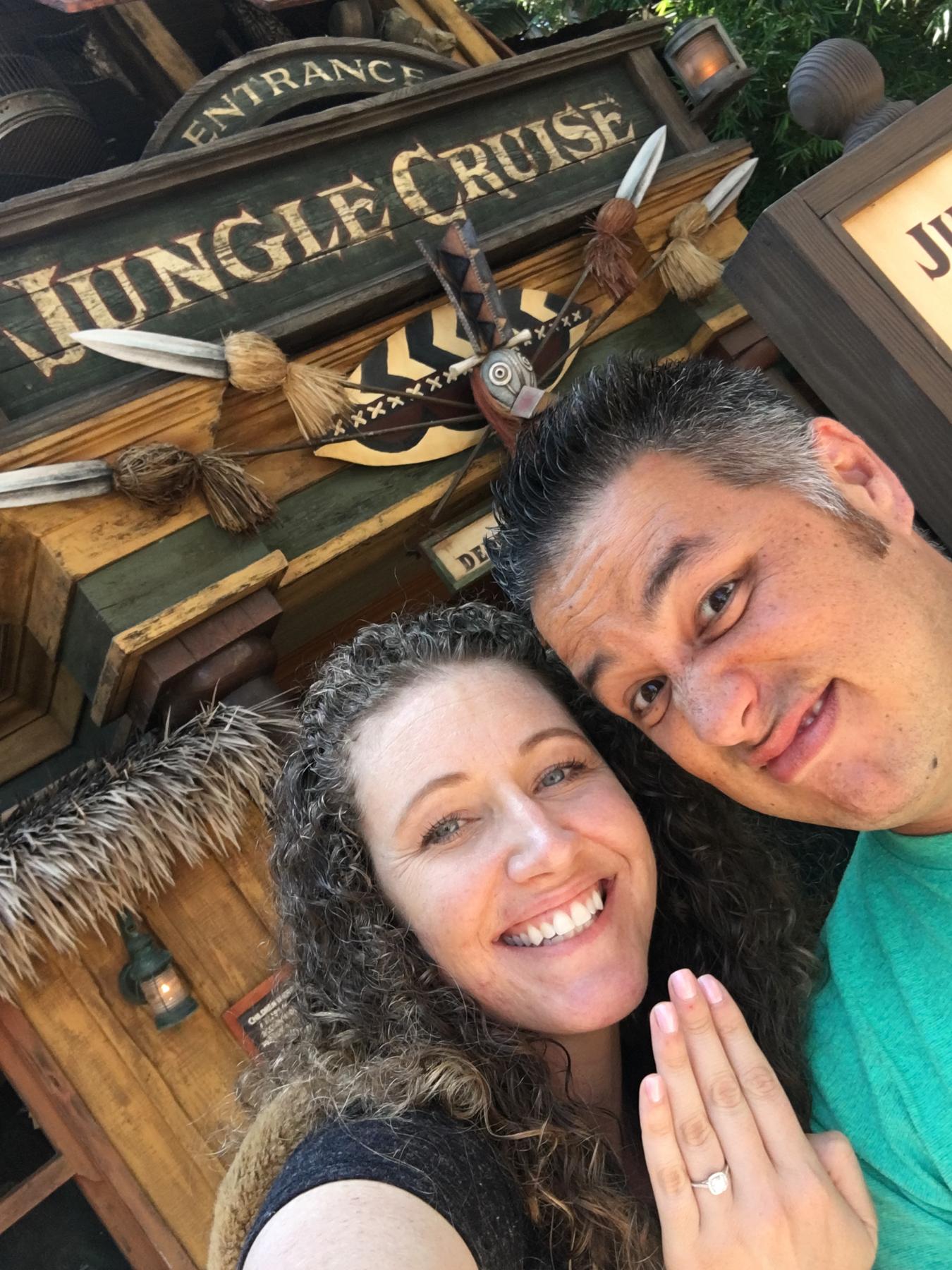 Sure, you can’t tell from the poorly cropped photo, but: proposed to her at her favorite ride.