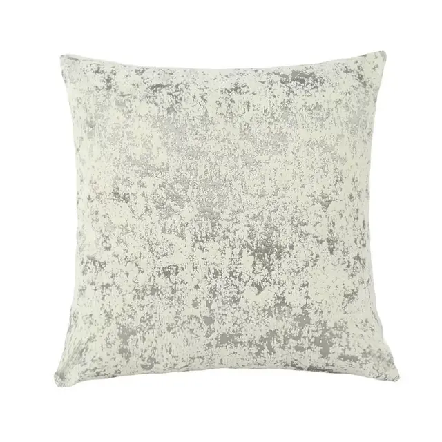 O&O by Olivia & Oliver™ Assisi Square Throw Pillow in Silver