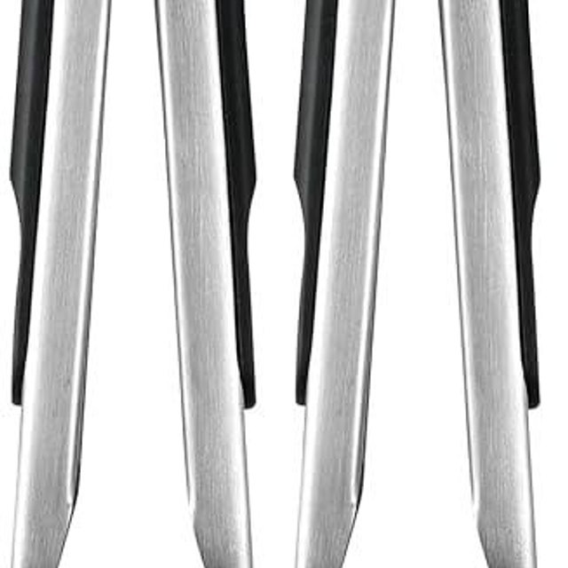 OXO Good Grips 9-Inch Tongs with Silicone Heads, (Pack of 2)