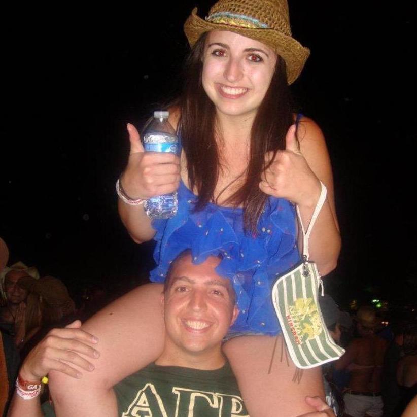 Stagecoach Country Music Festival - where we first met through mutual friends. We stayed at the same campsite.