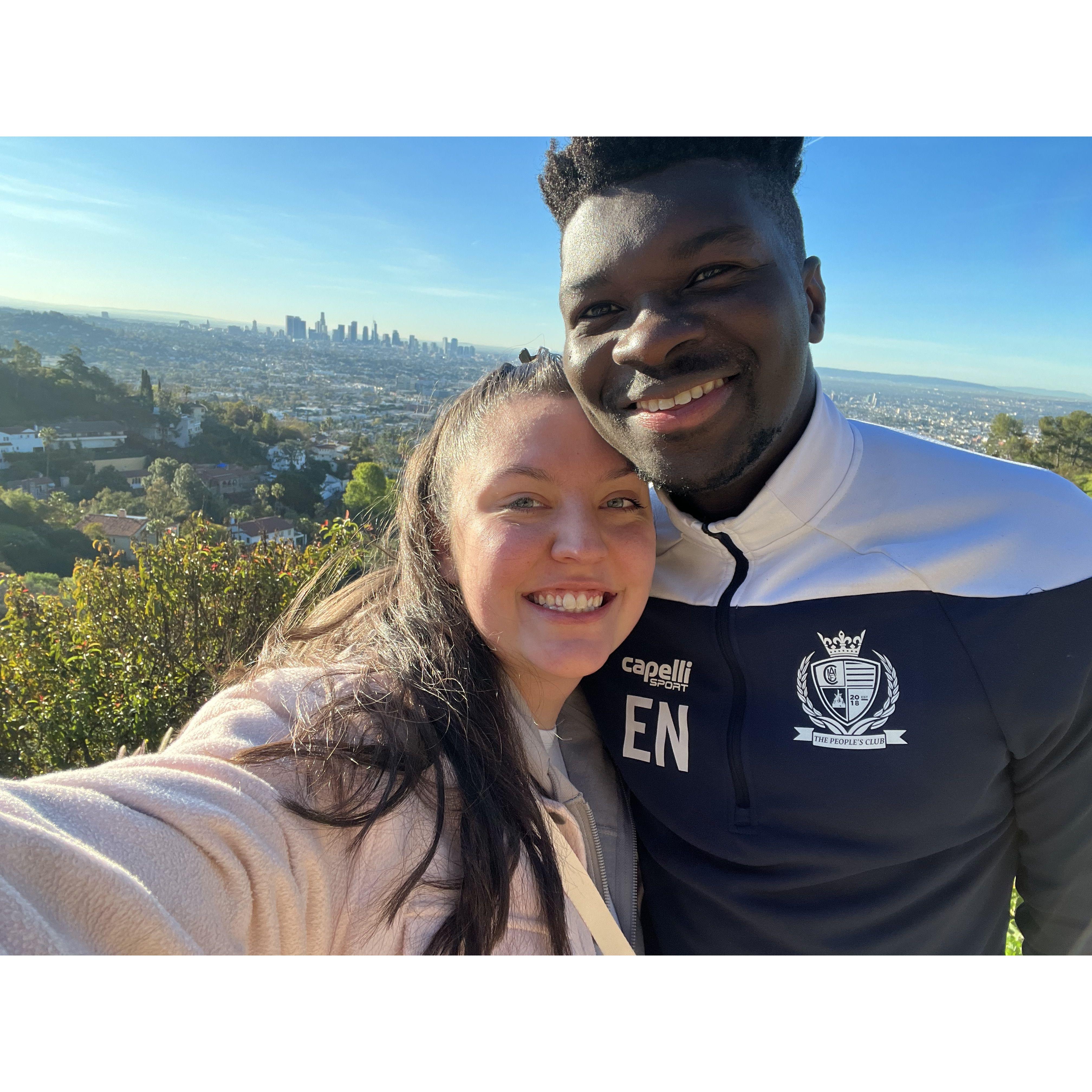Sunrise hike to the Griffith Observatory.
