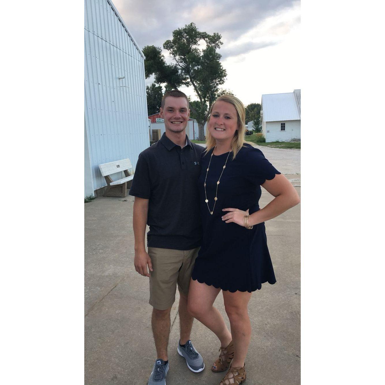 2018 - Celebrating at a cousins wedding