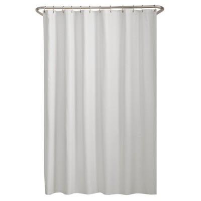 Water Repellant Microfiber Shower Liner White - Maytex