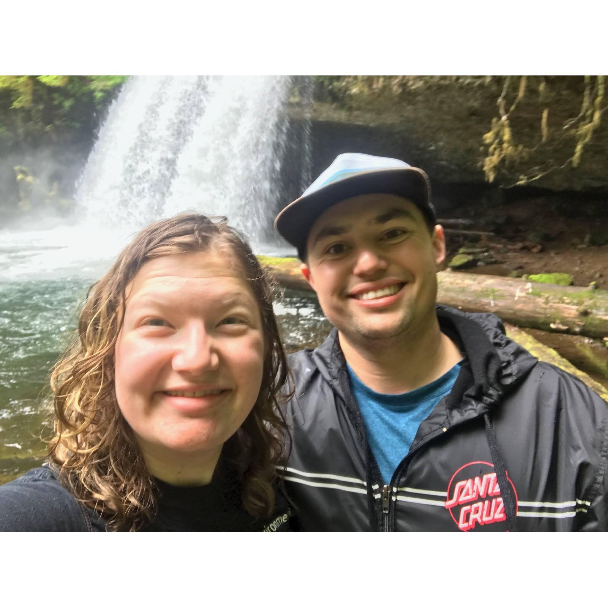 Hiking at Alsea Falls