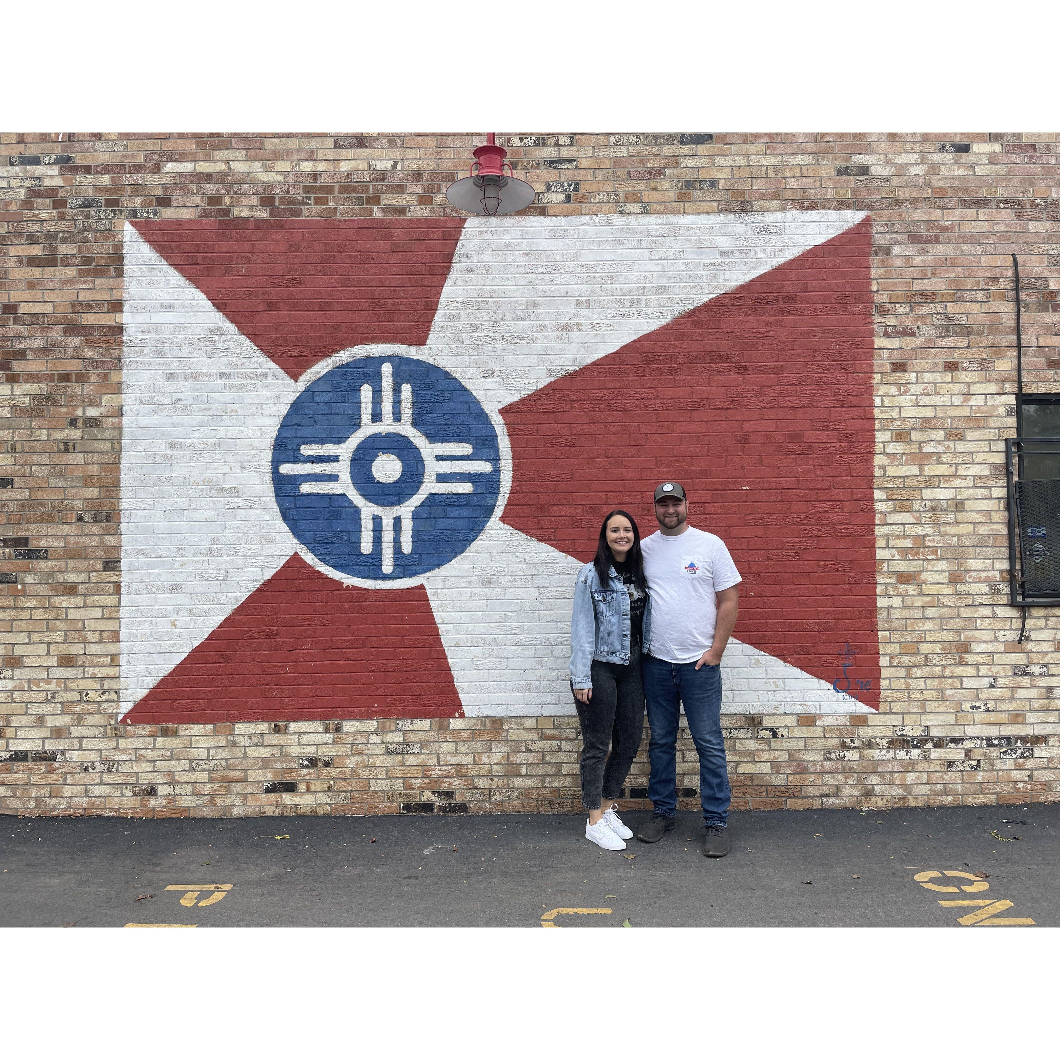 September 2022. Mikayla showing Mitch around her hometown in Wichita, KS.