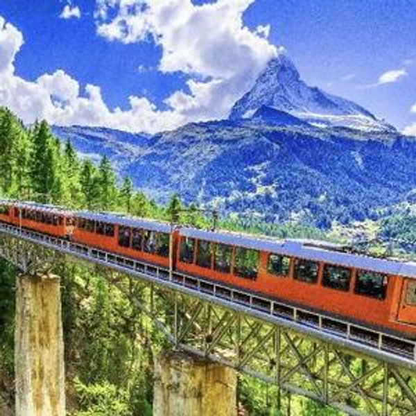 Scenic Alpine Train Ride