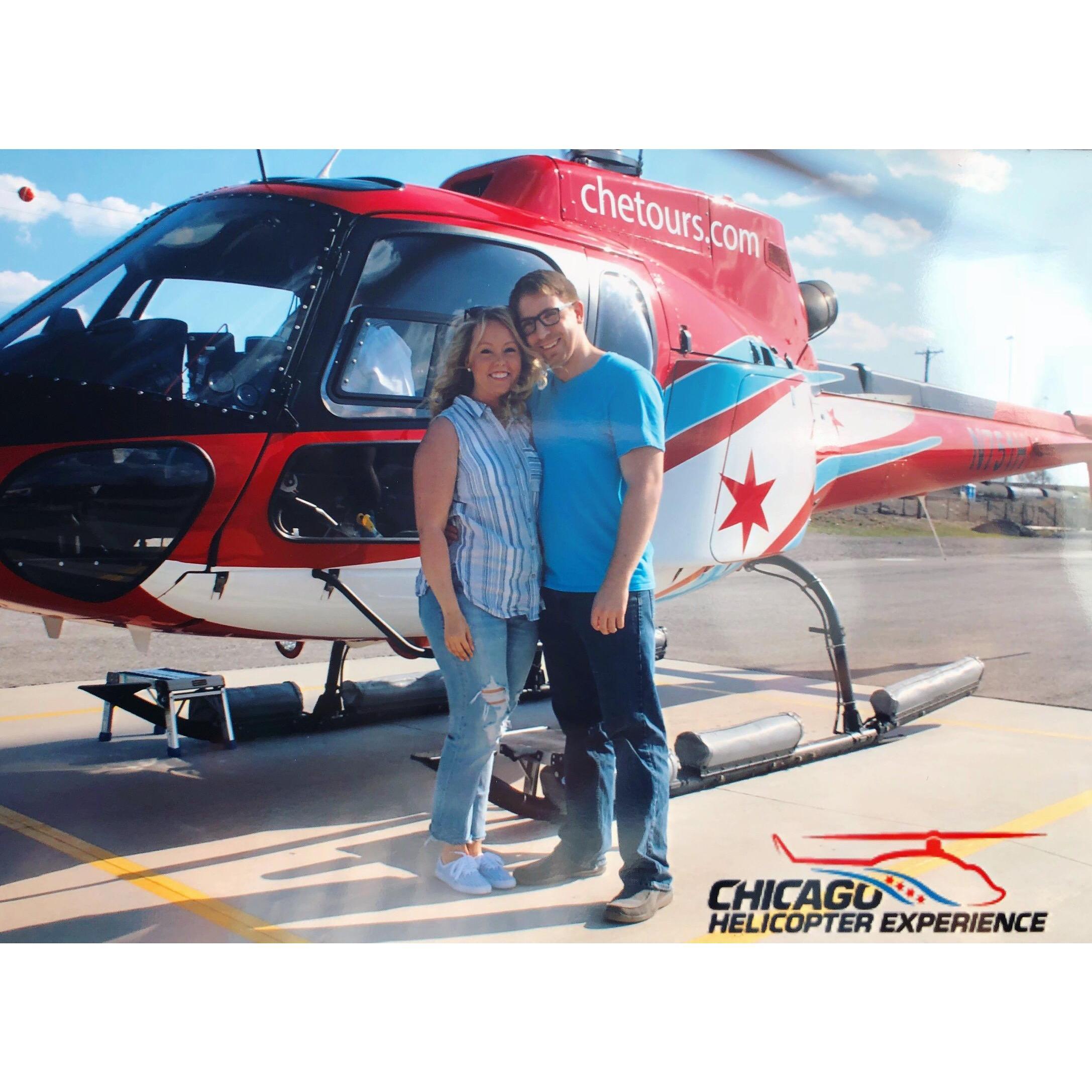 Chicago helicopter tour!