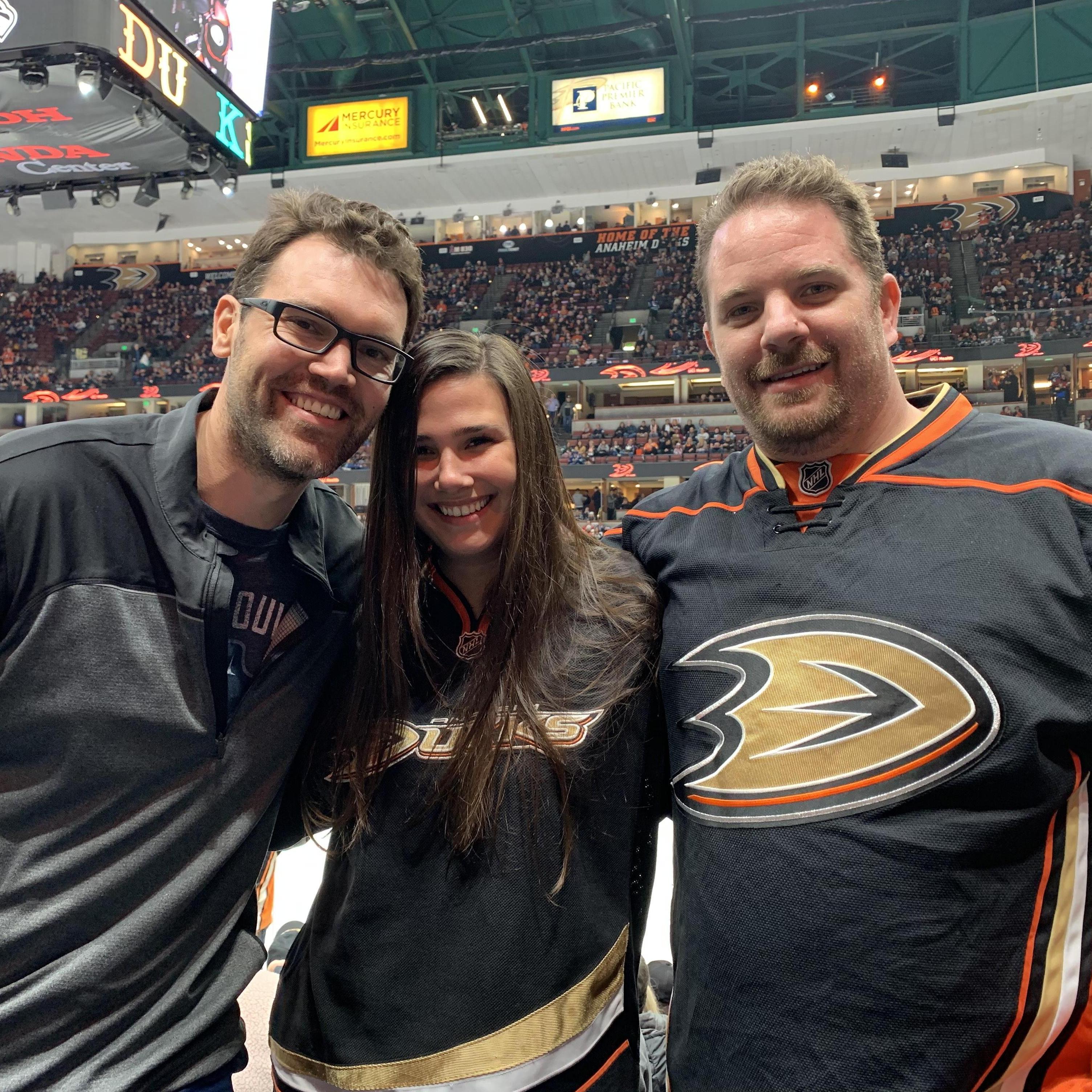 Back to back hockey games!