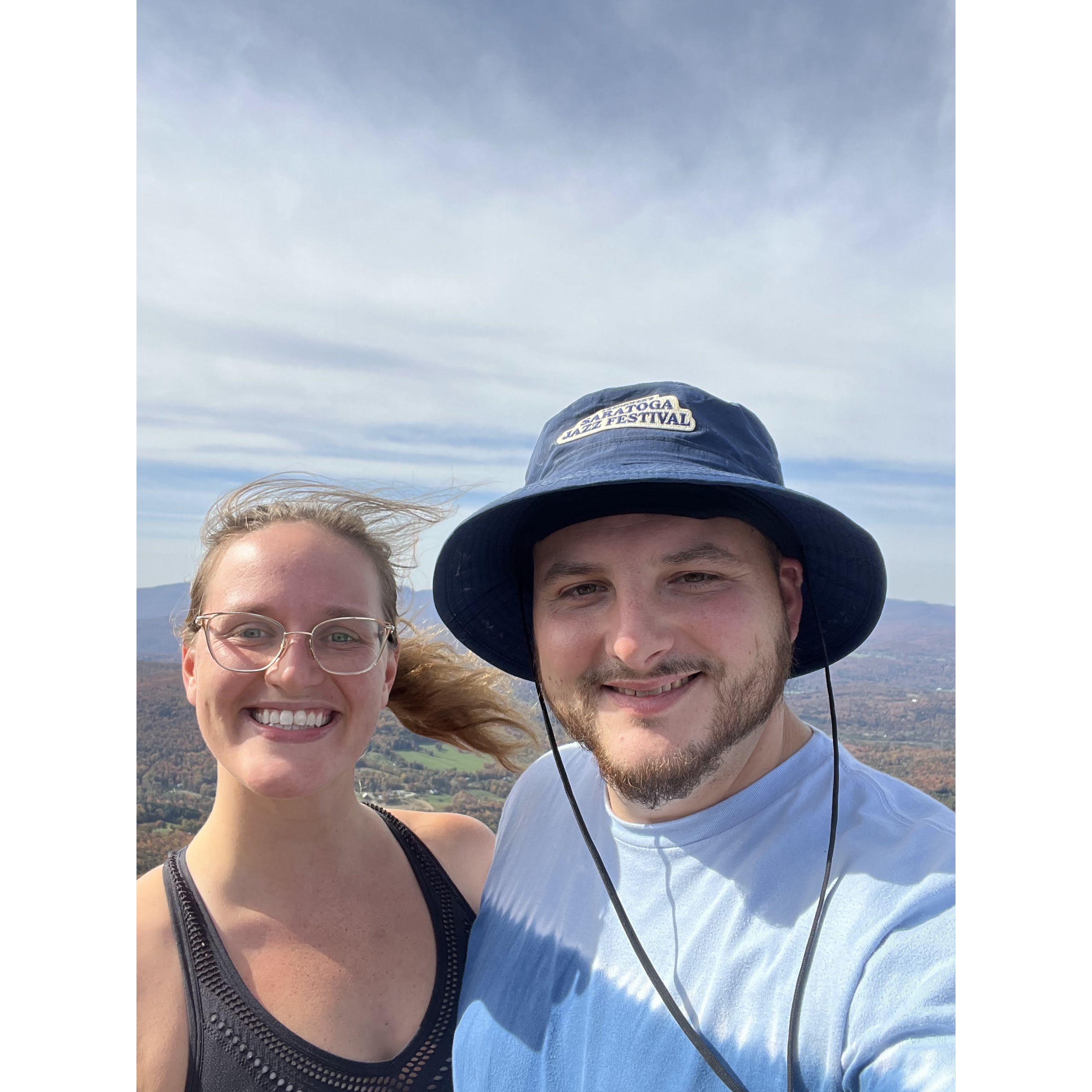 Stowe, VT. 3 year anniversary.