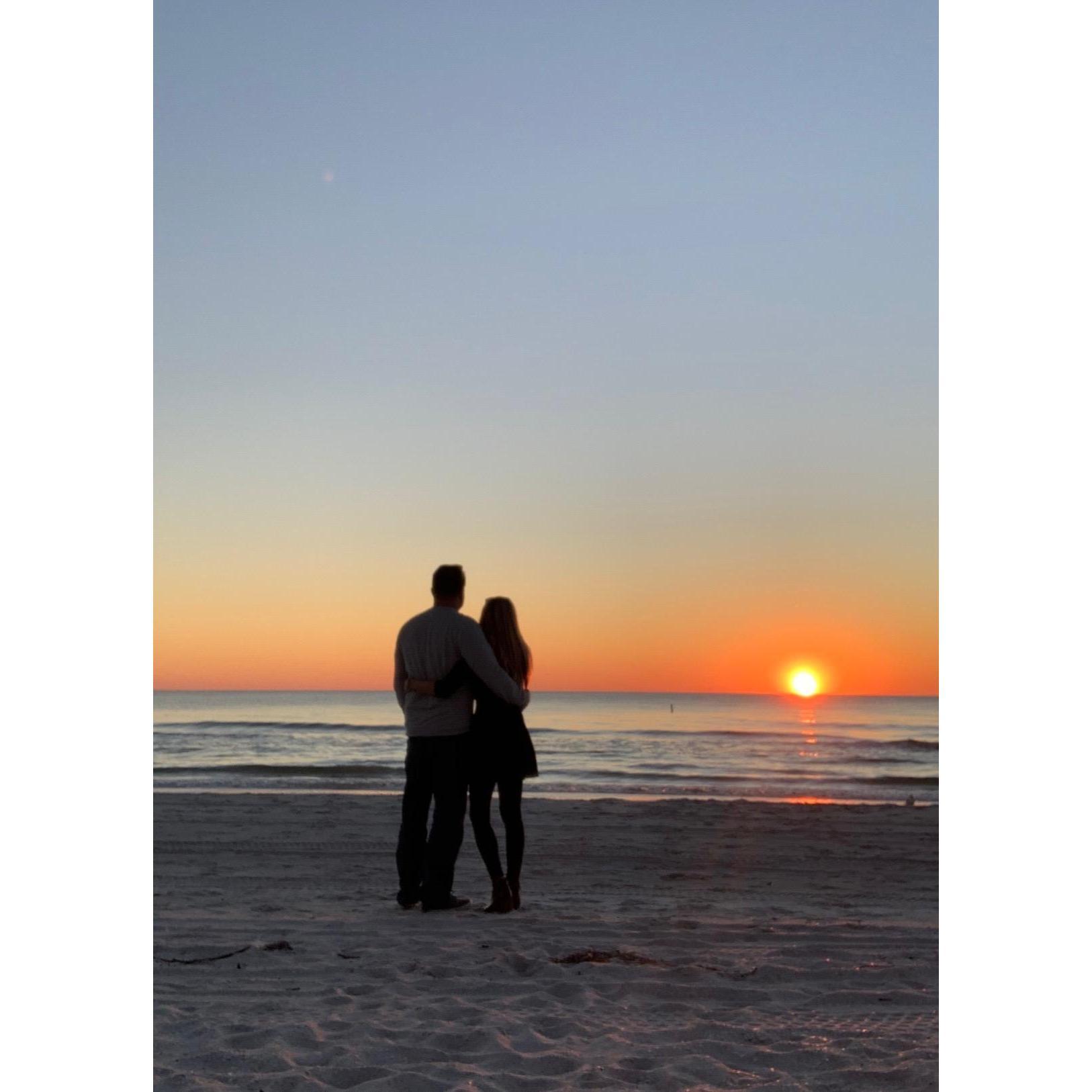 The exact spot where we will be saying "I do"