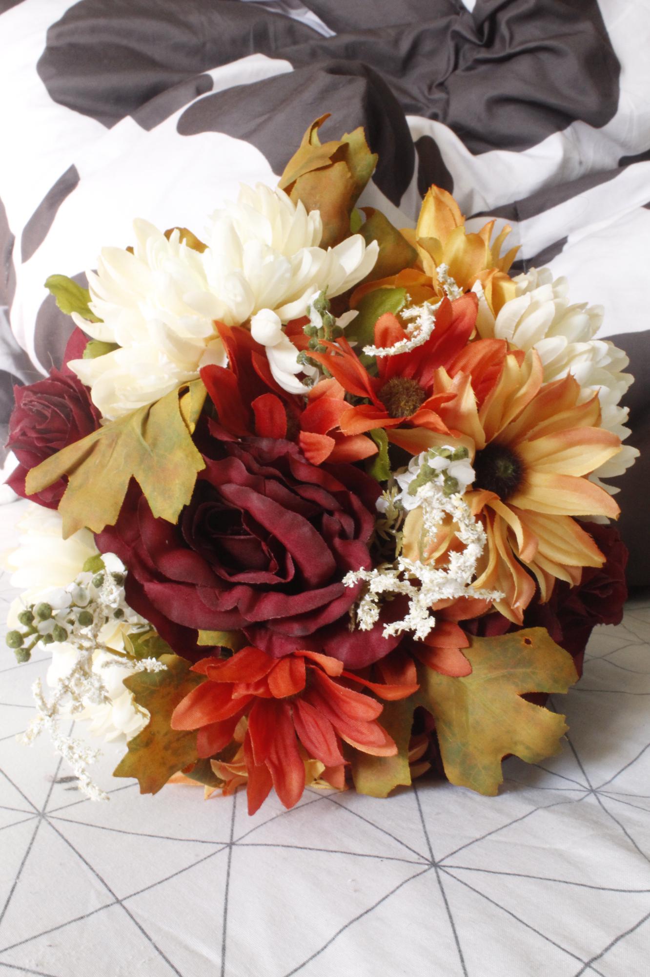 This is one of the bridesmaid's bouquets.