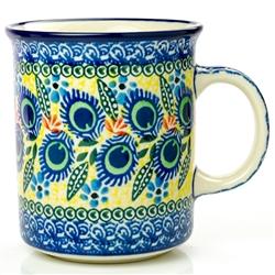 Polish Art Center -Unikat Polish Pottery Stoneware Everyday Mug 8oz. U3048