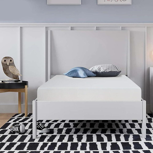 Dopinmin Twin Size 6 Inch Gel Memory Foam Mattress Medium-Firm Mattress for Pressure Relief & Cooler Sleep, Mattresses for Kid Bunk Bed, Trundle Bed, Daybed, CertiPUR-US Certified, Bed in a Box