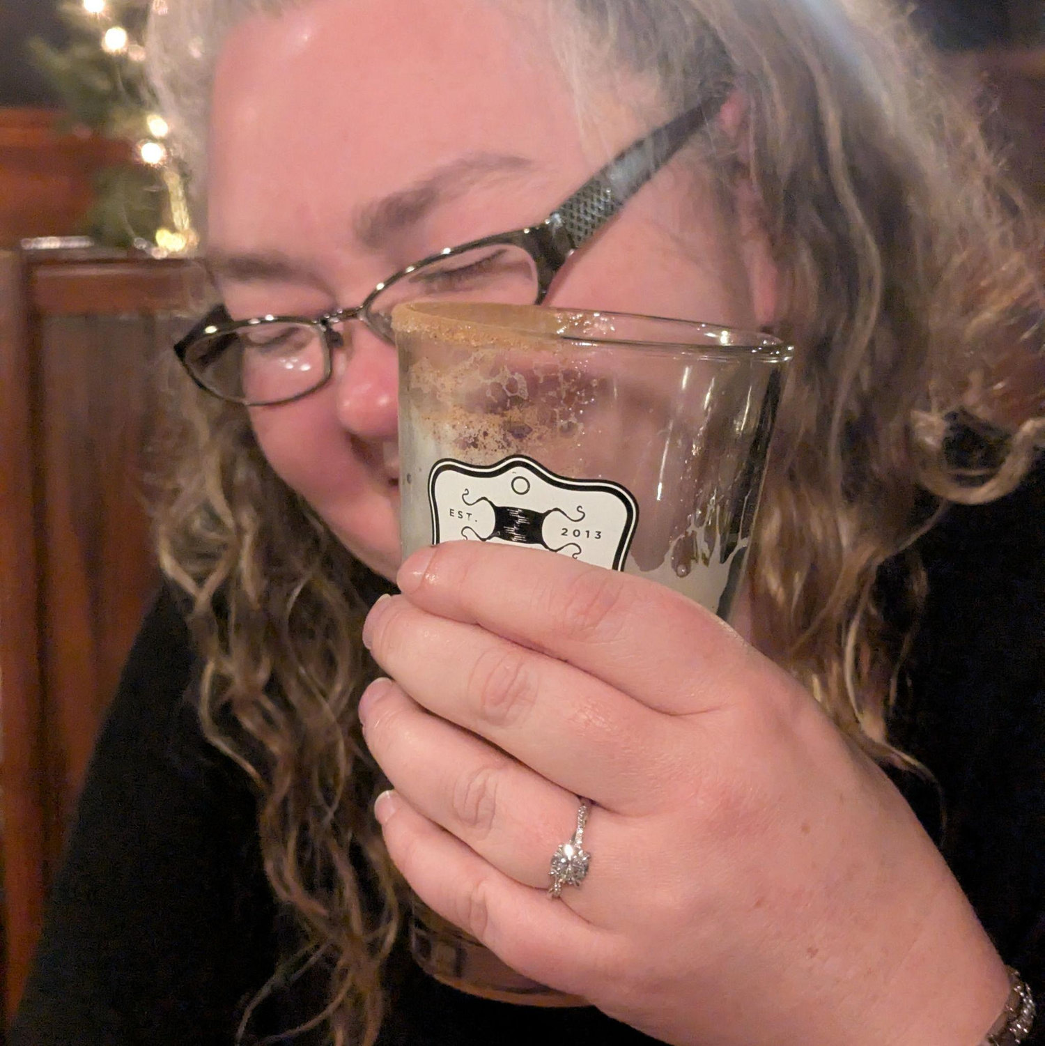 Excited to be engaged.