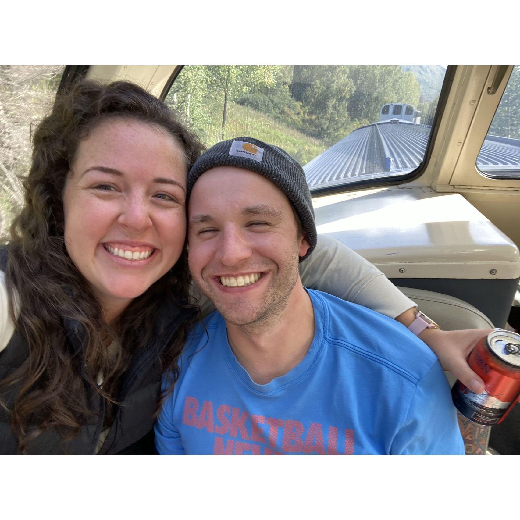 Michael's dad had a career with the Alaska Railroad. We loved taking the train from Anchorage to Denali National Park and camping overnight! 2021