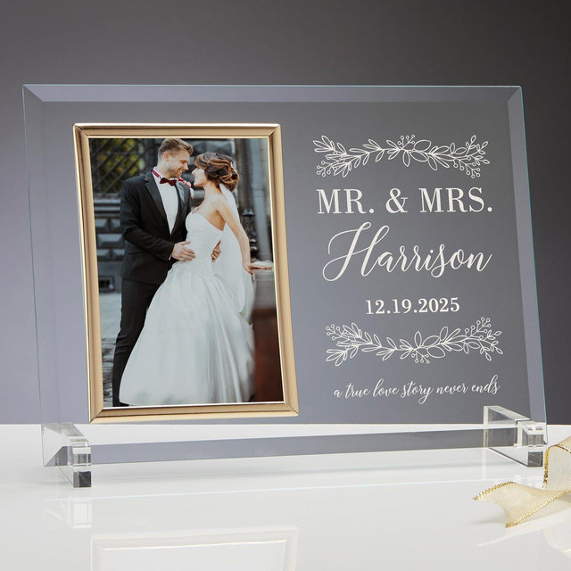 Personalized Wedding Frame – Custom Picture Frame for Wedding Decor – Wedding Gift for Couples – Custom Wedding Gift – Personalized Frame