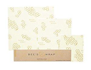 Bee's Wrap Sustainable Reusable Food Storage Assorted 3 Pack