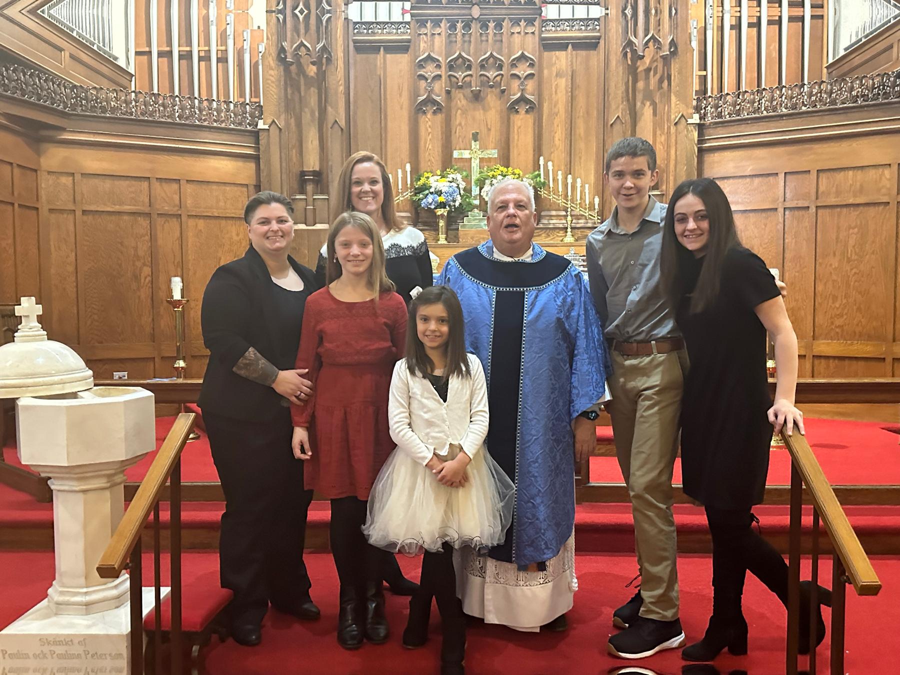 Alexsandra’s baptism