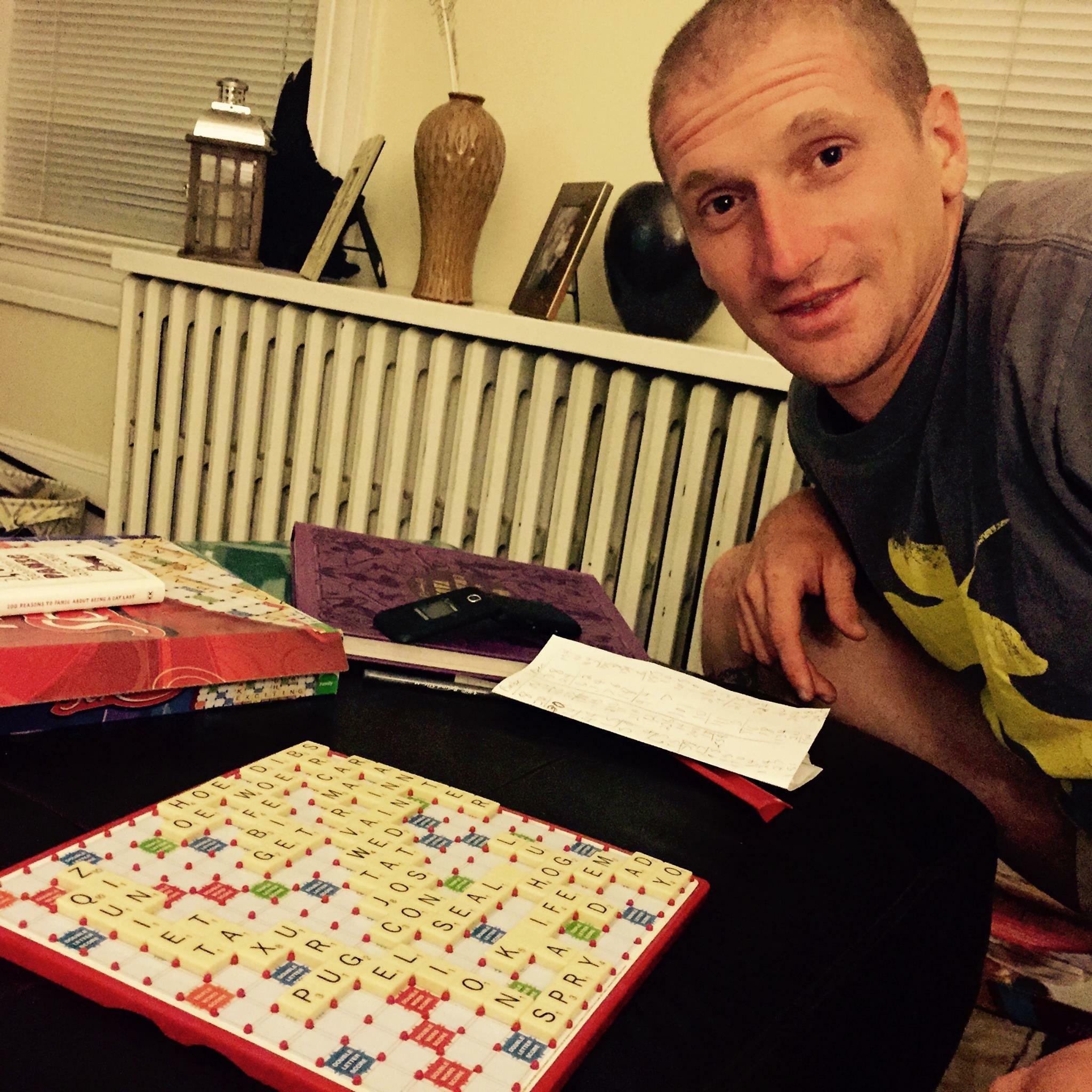 One of the first pictures from dating. He didn't let Casey win...ever.