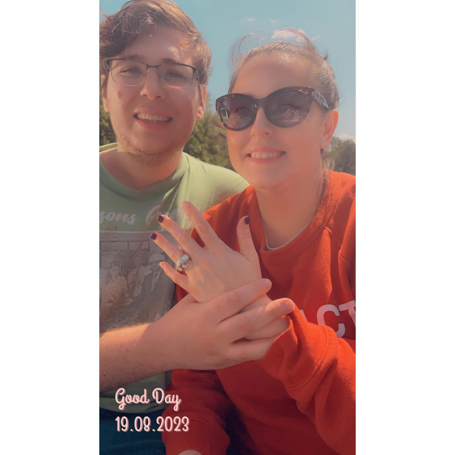 She said yes!