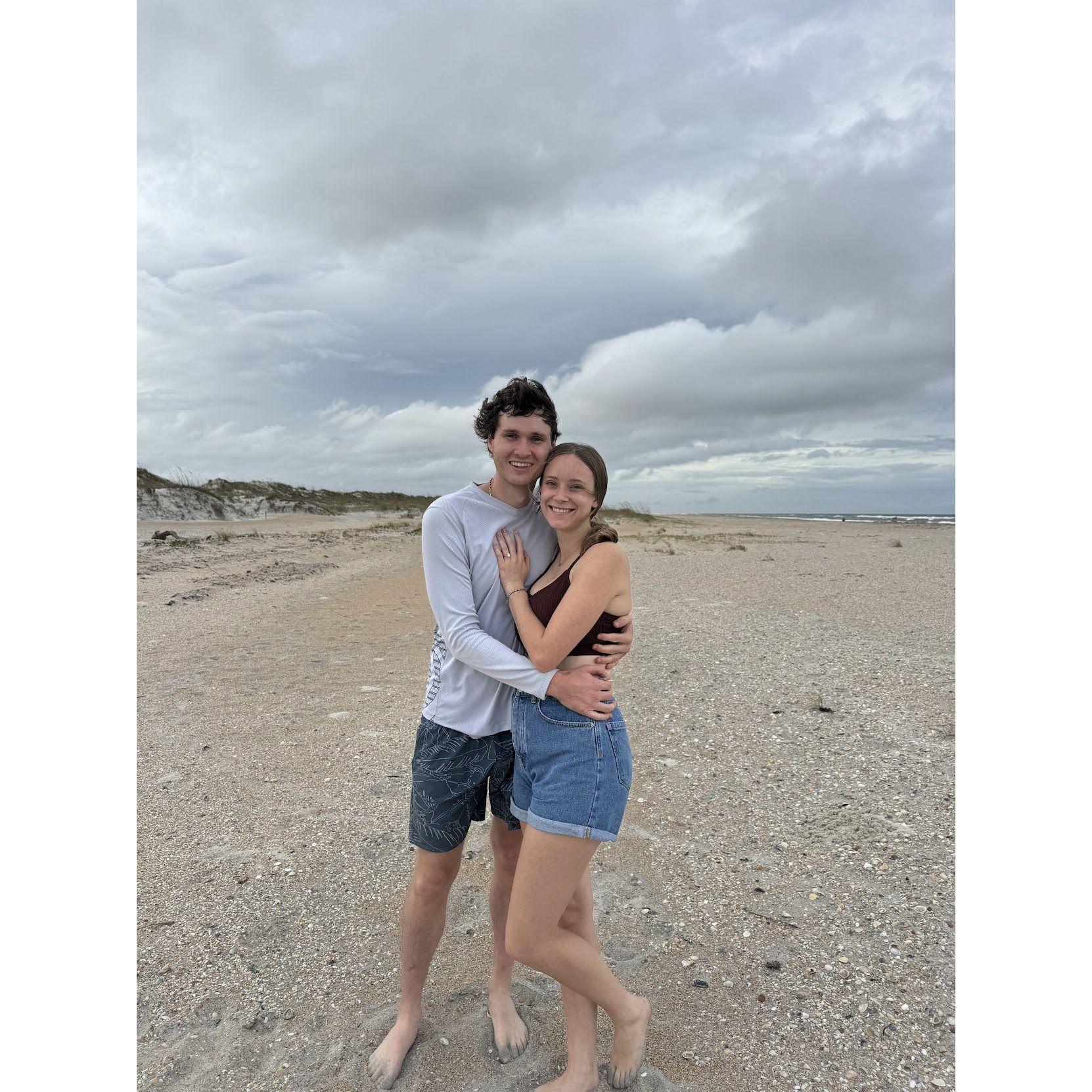 Got engaged in St. Augustine, Florida