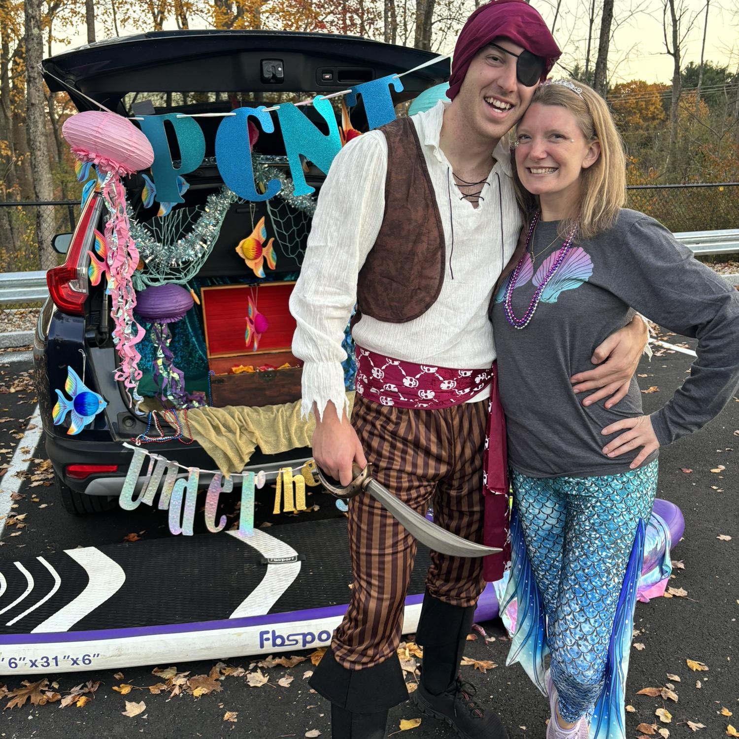 A mermaid and her pirate