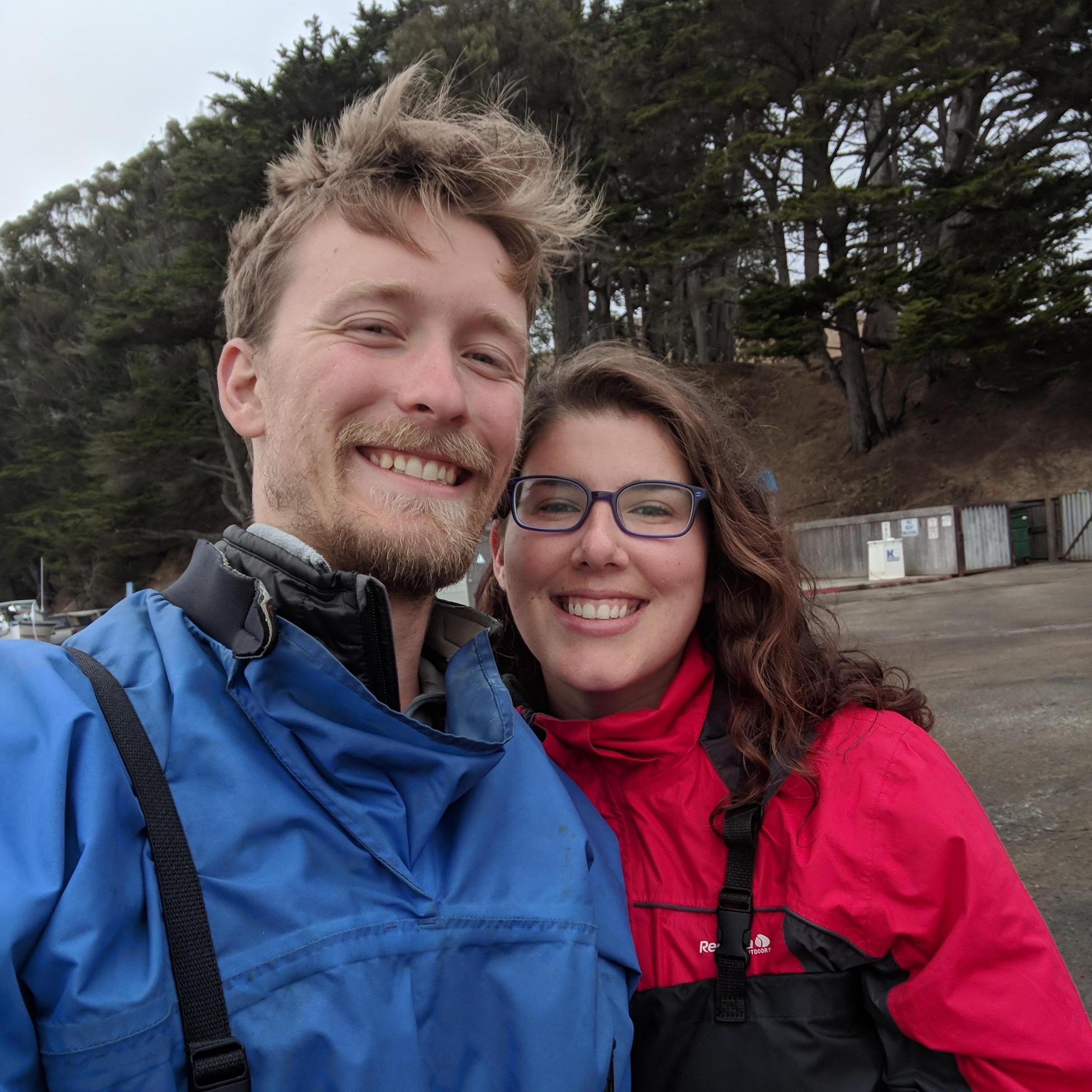 Freshly engaged and full of love in Point Reyes