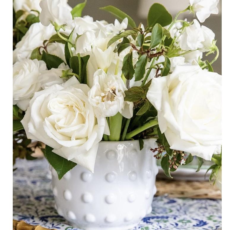 x Mrs. Southern Social Ceramic Dot Planter-Dillards Registry