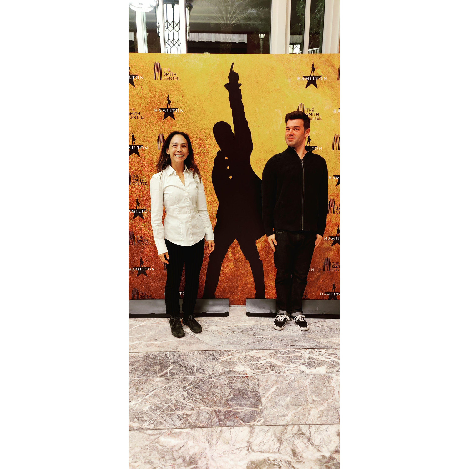He let's Sarah take him to musicals!