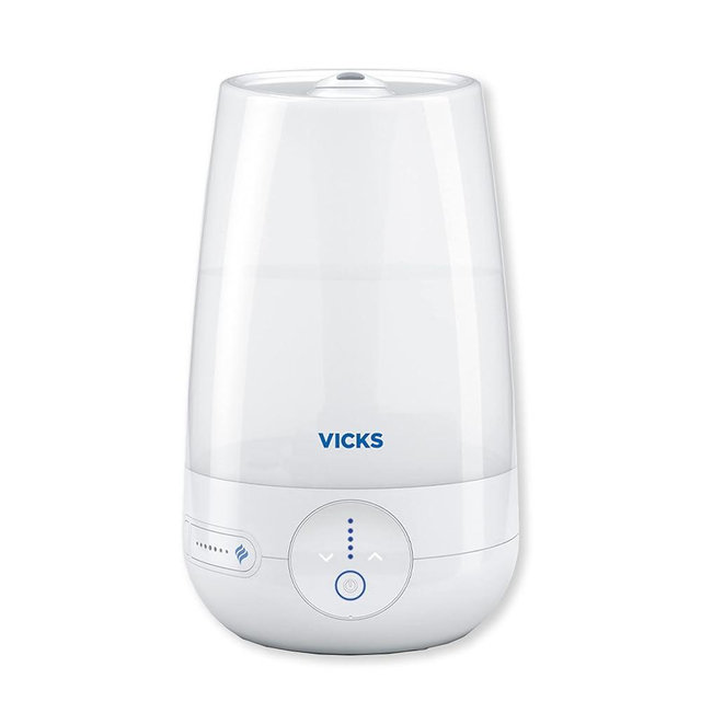 Vicks FilterFree Plus Cool Mist Plus Humidifier (VUL565), Medium Room –Filter-Free Cool Mist Humidifier for Baby, Kids and Adult Rooms, Works with Vicks VapoPads