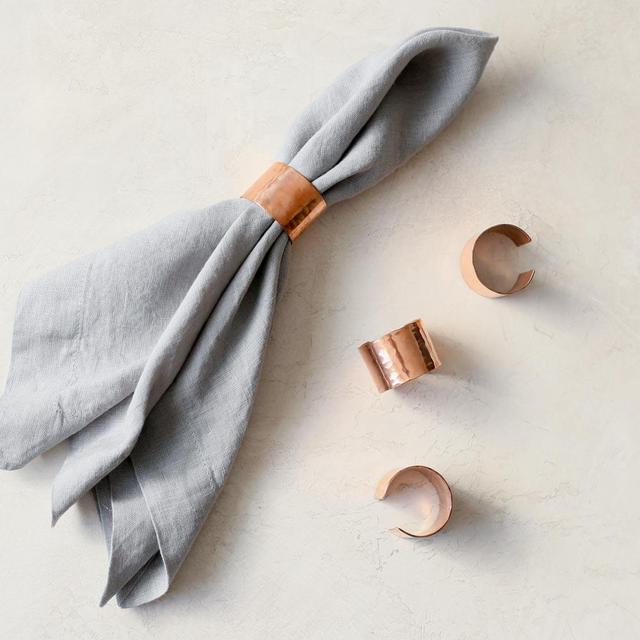 Copper Napkin Ring Set